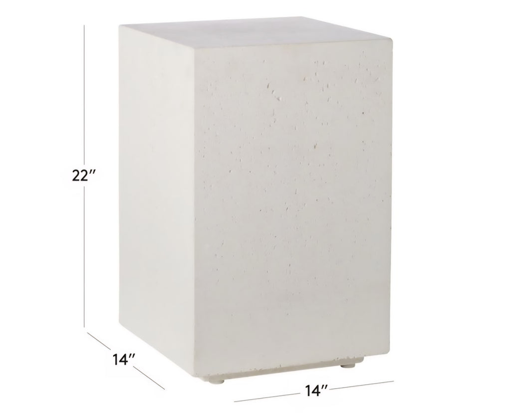 THE ONE × Ivory — Concrete Side Table