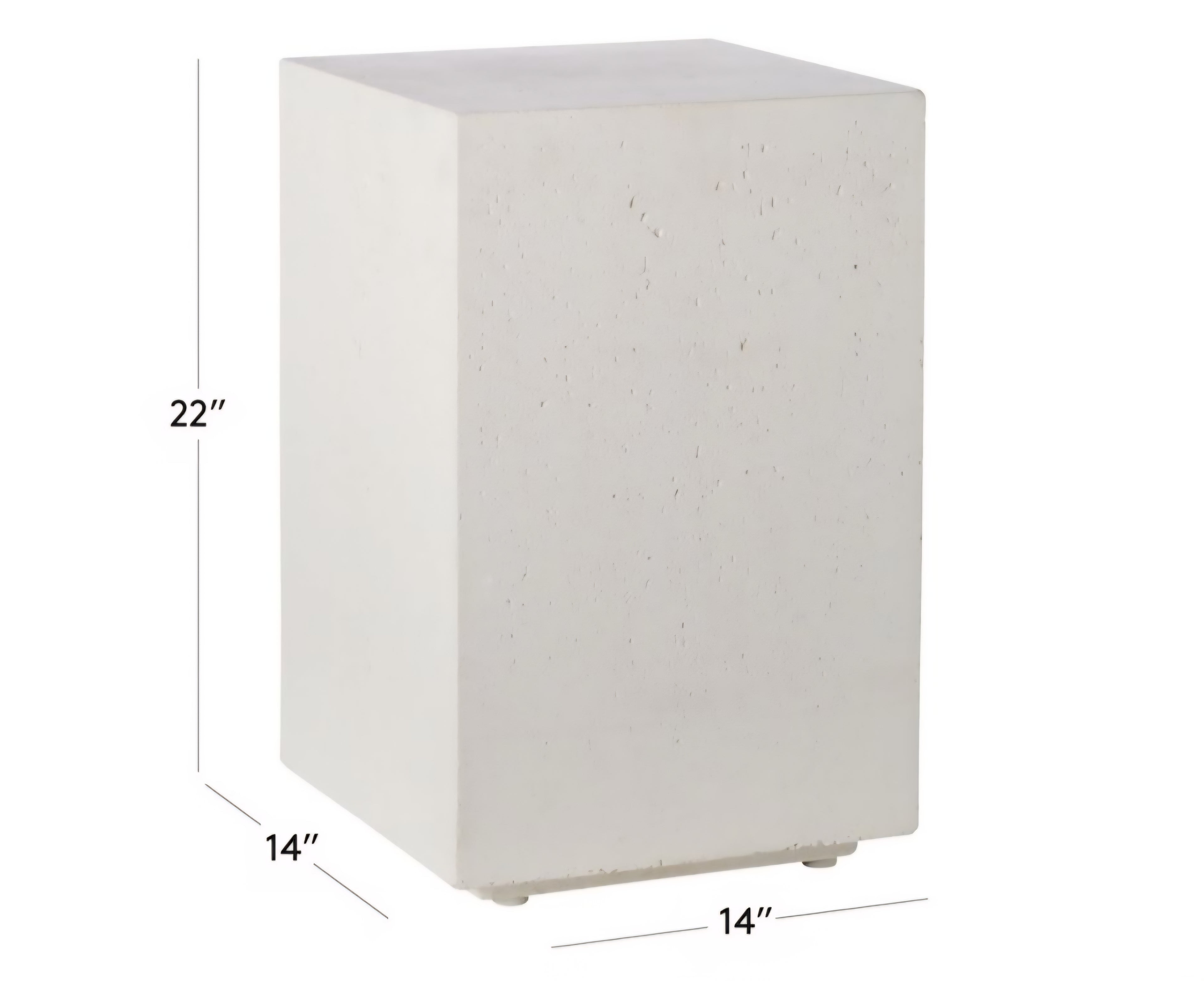 THE ONE × Ivory — Concrete Side Table