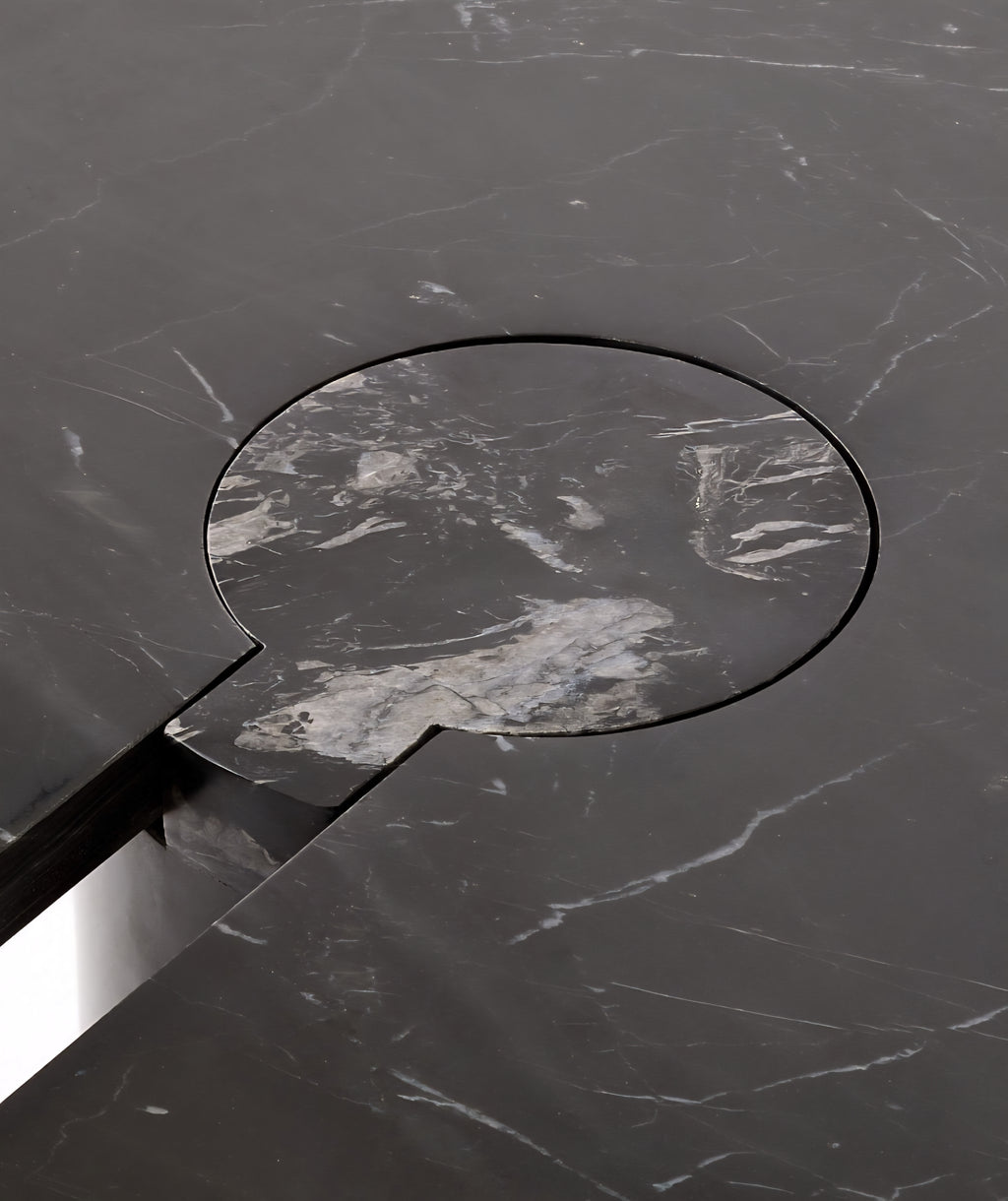 THE ONE × Liguria — Oval Marble Coffee Table