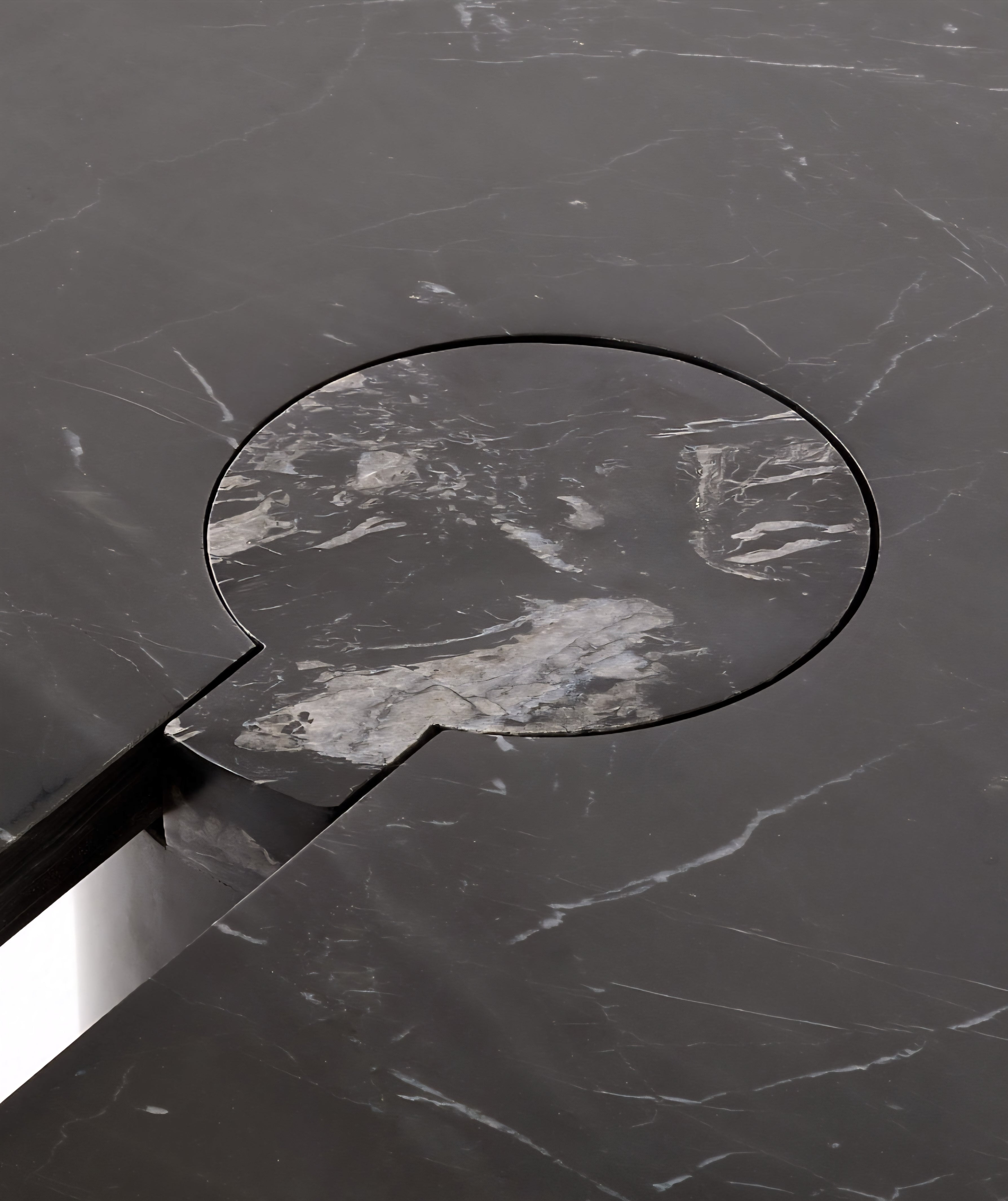 THE ONE × Liguria — Oval Marble Coffee Table