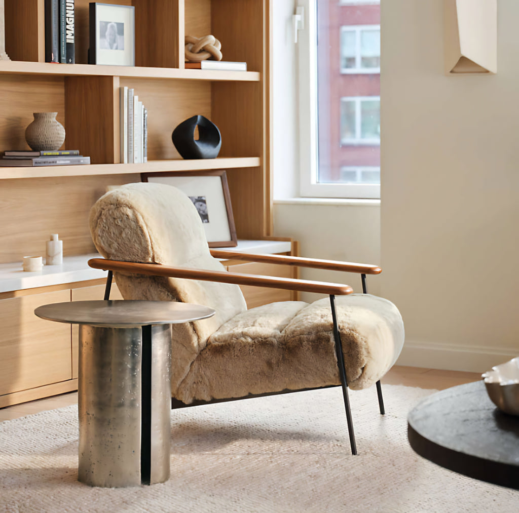 THE ONE × Chalet — Faux Fur Accent Chair