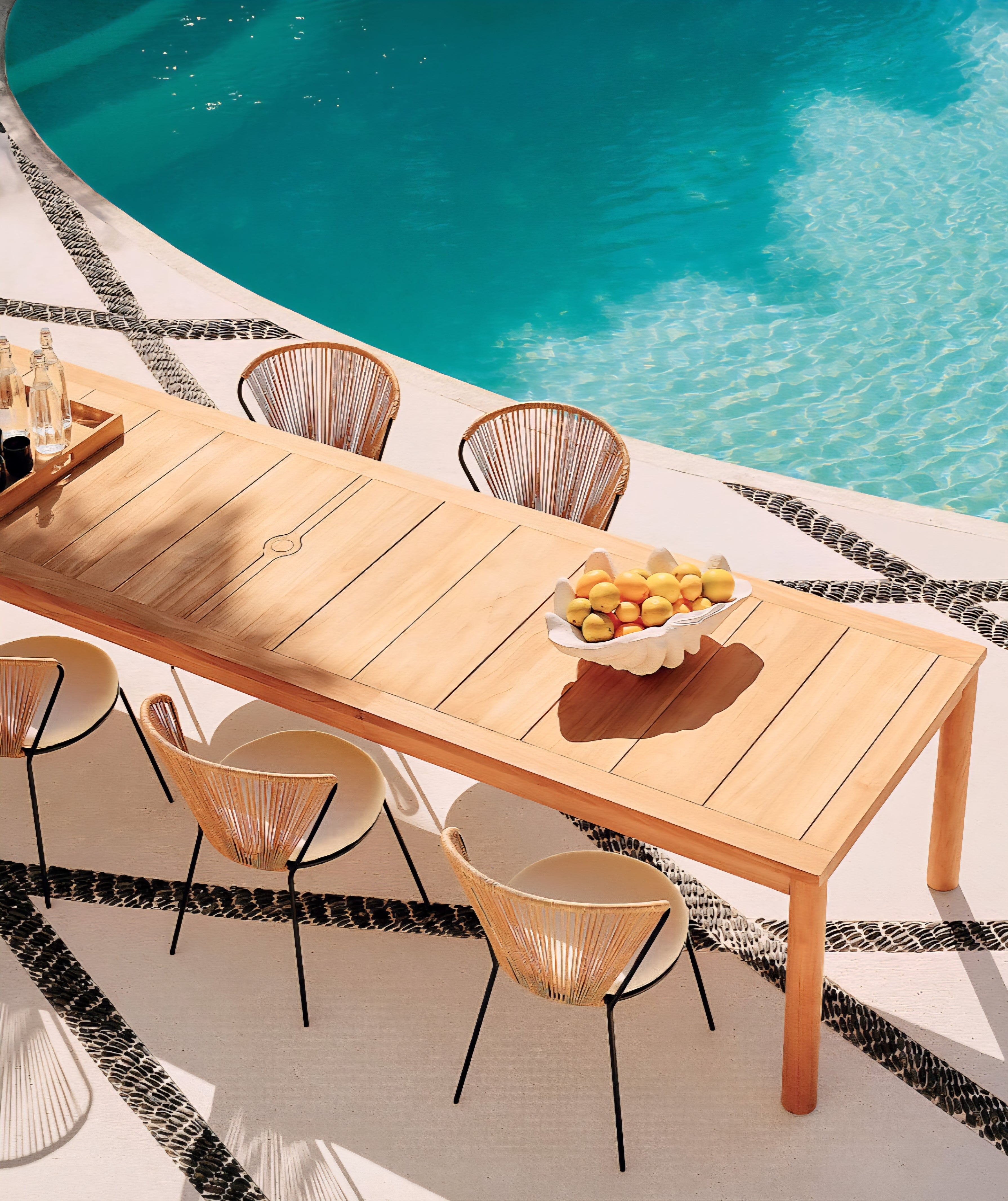 THE ONE × Pinet — Teak Outdoor Dining Table