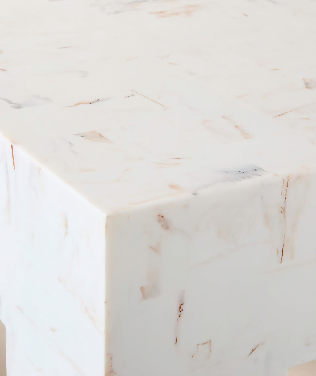 THE ONE × Scatola — Brown Burl Wood Coffee Table