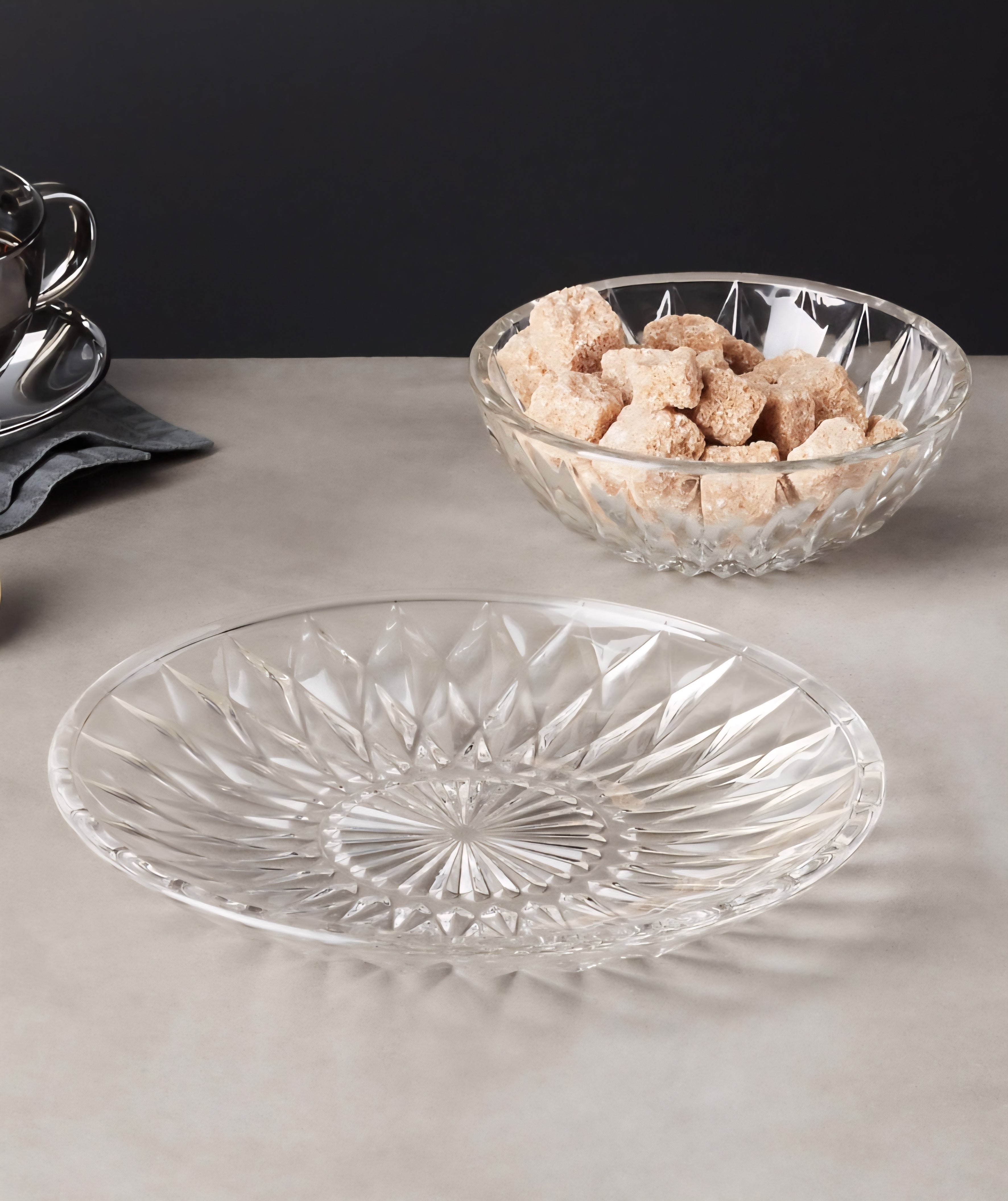 THE ONE × Daphne — Glass Appetizer Plates
