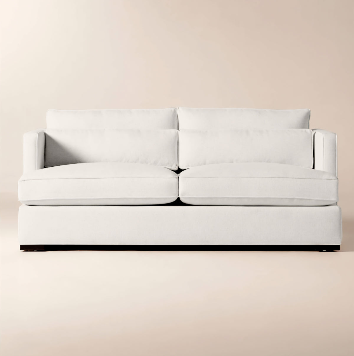 THE ONE × Eastman — White Performance Fabric Sofa