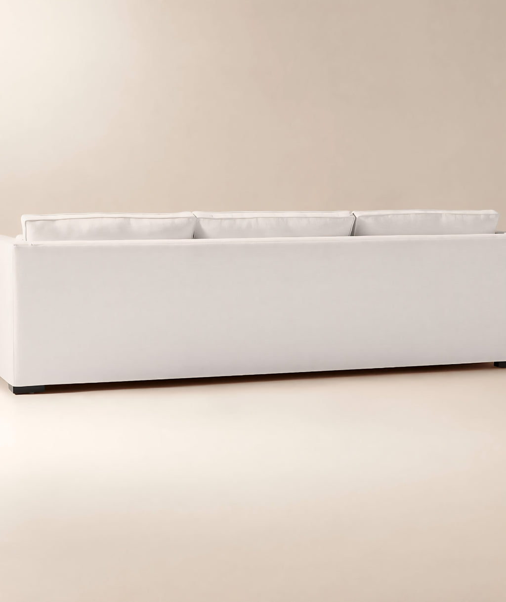 THE ONE × Eastman — White Performance Fabric Sofa