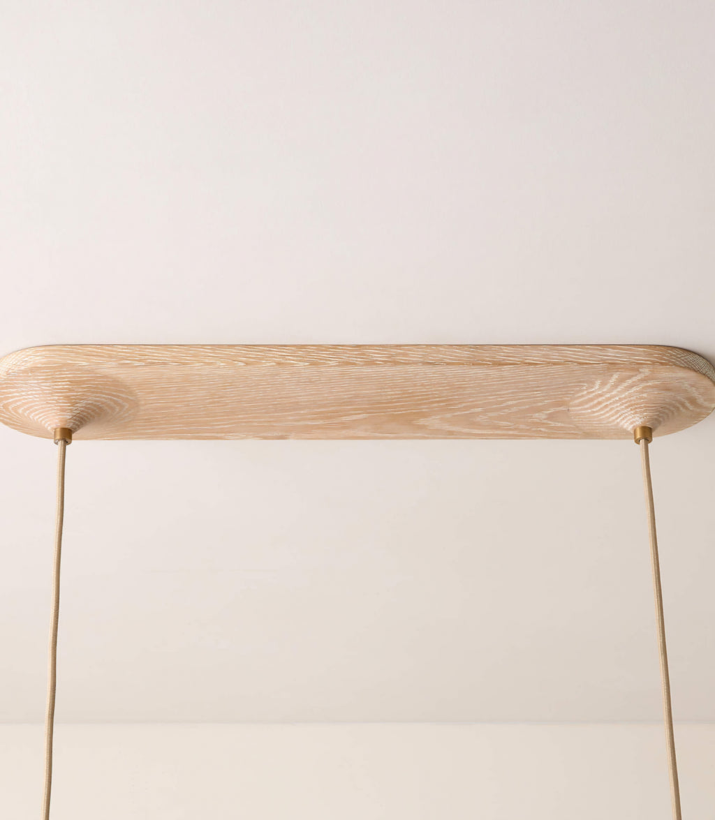 THE ONE × Totora — Natural Oak Linear Pendant Light