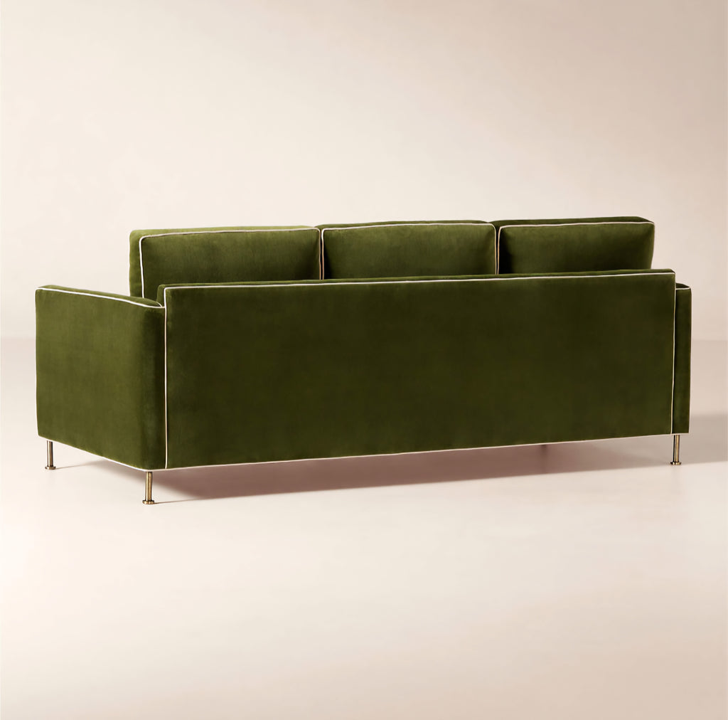 THE ONE × Brett — Jade Green Velvet Sofa
