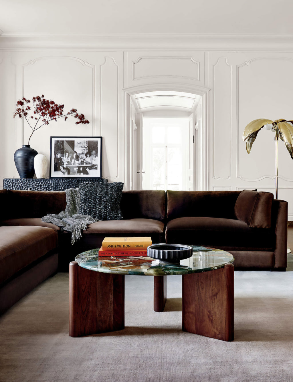 THE ONE × Palm — Brass Finish Floor Lamp