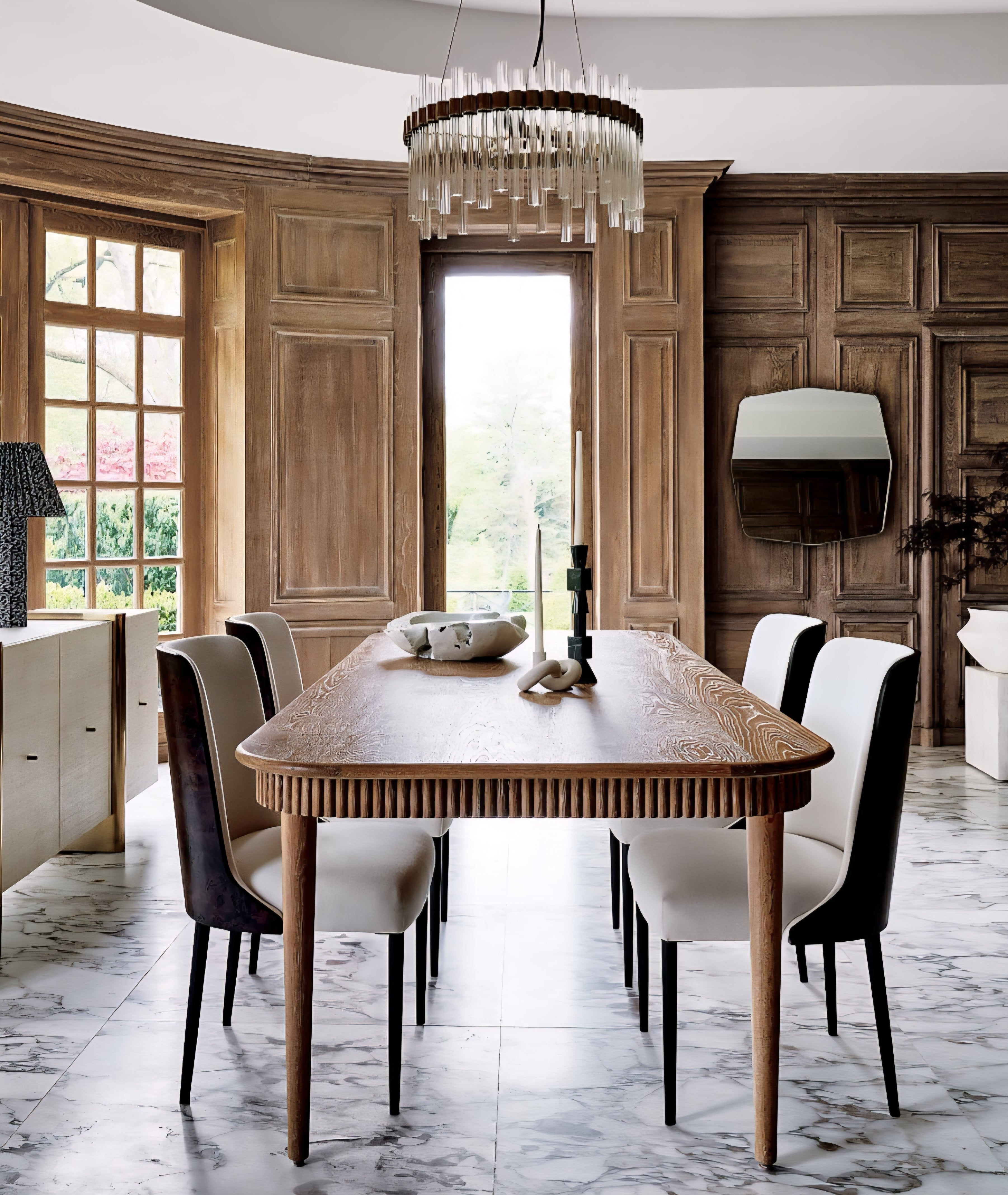 THE ONE × Providence — Cerused Oak Dining Table