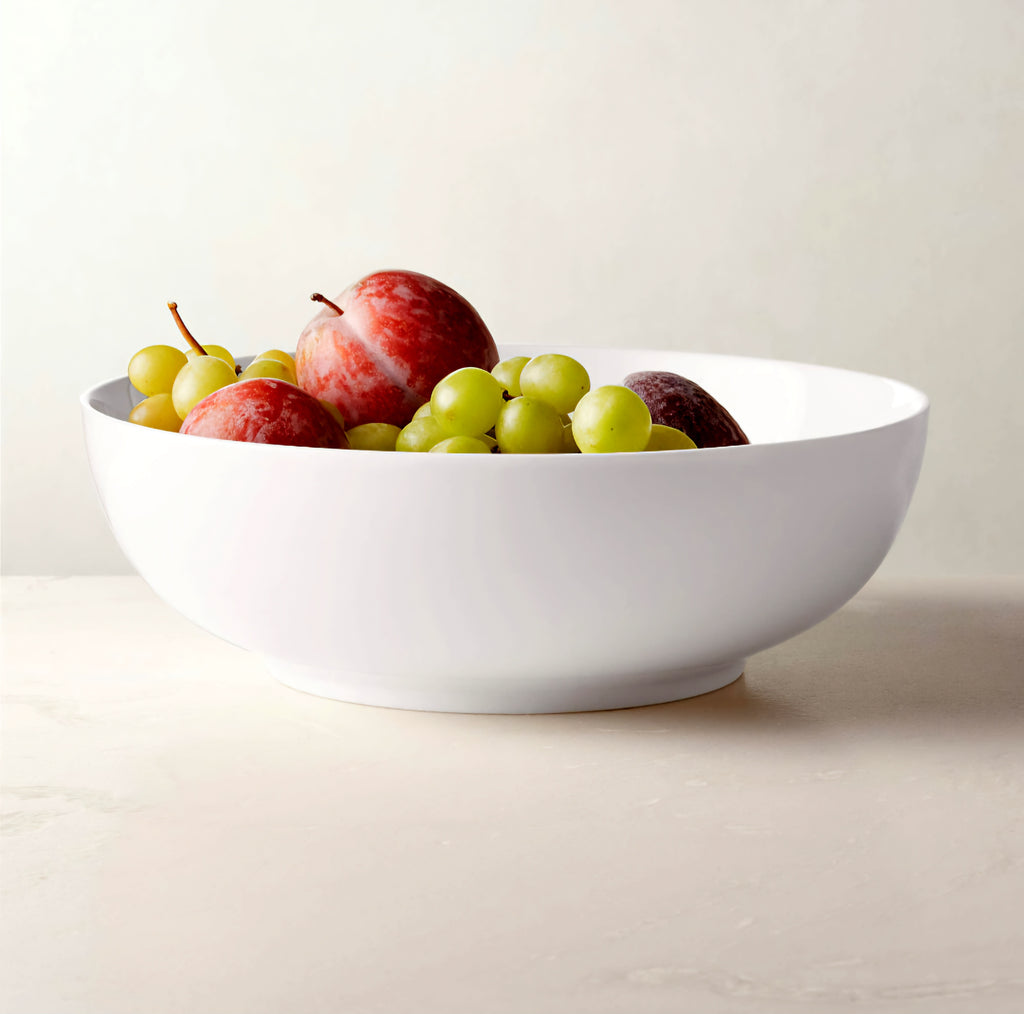 THE ONE × Contact — White Ceramic Serving Bowl