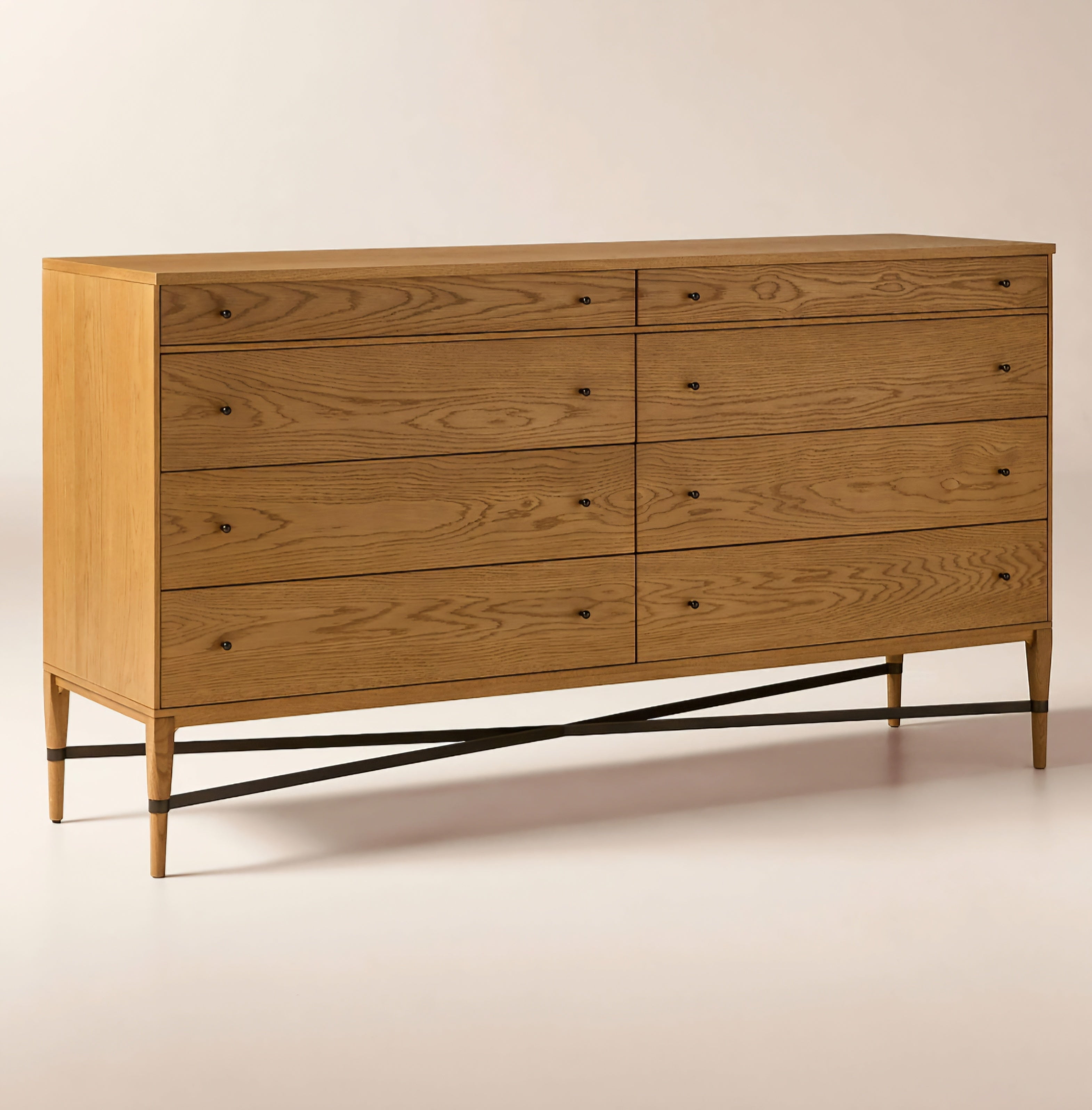 THE ONE × Connoisseur — Light Oak 8-Drawer Dresser