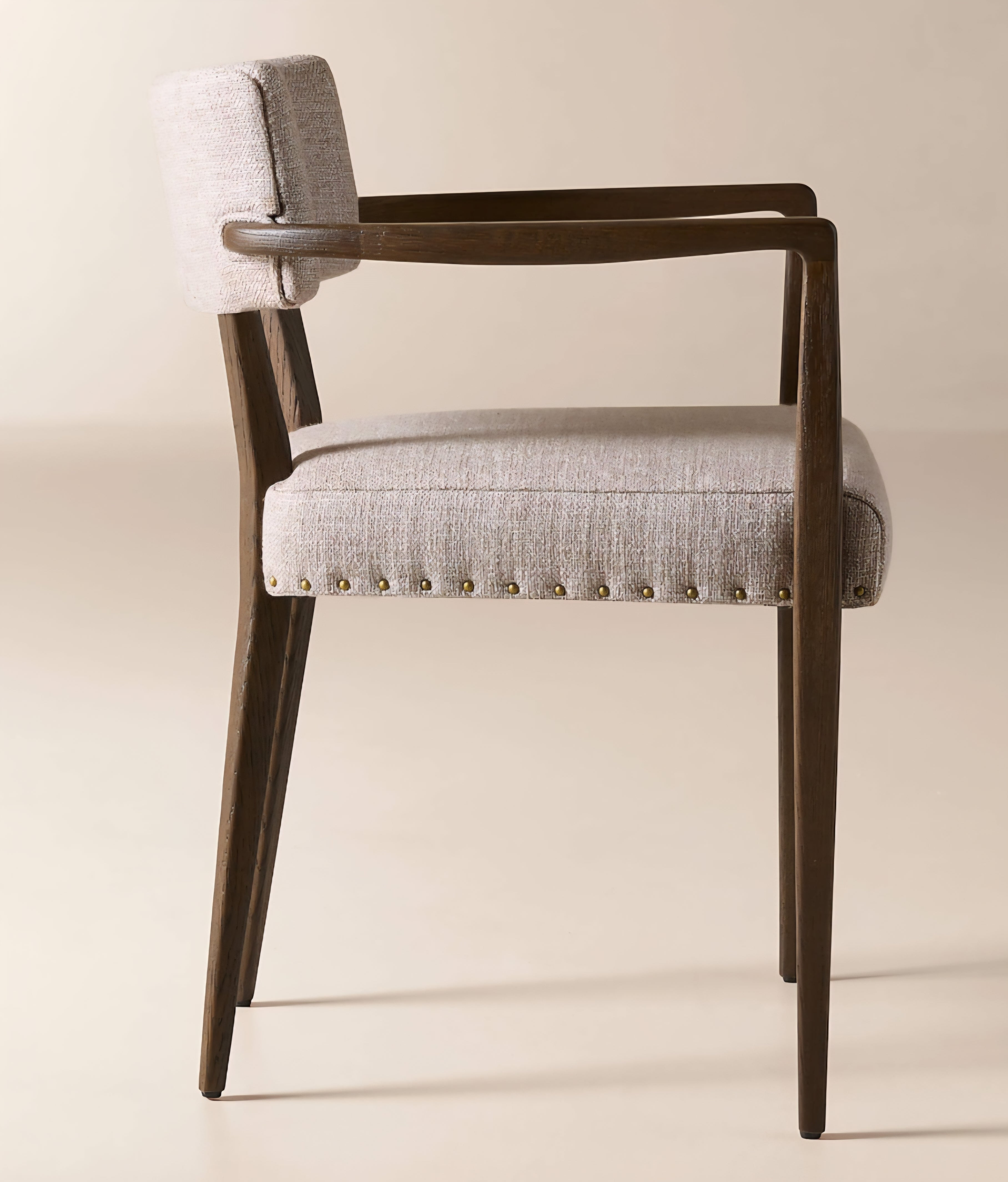 THE ONE × Arlo — Smoked Mauve Performance Fabric Dining Armchair