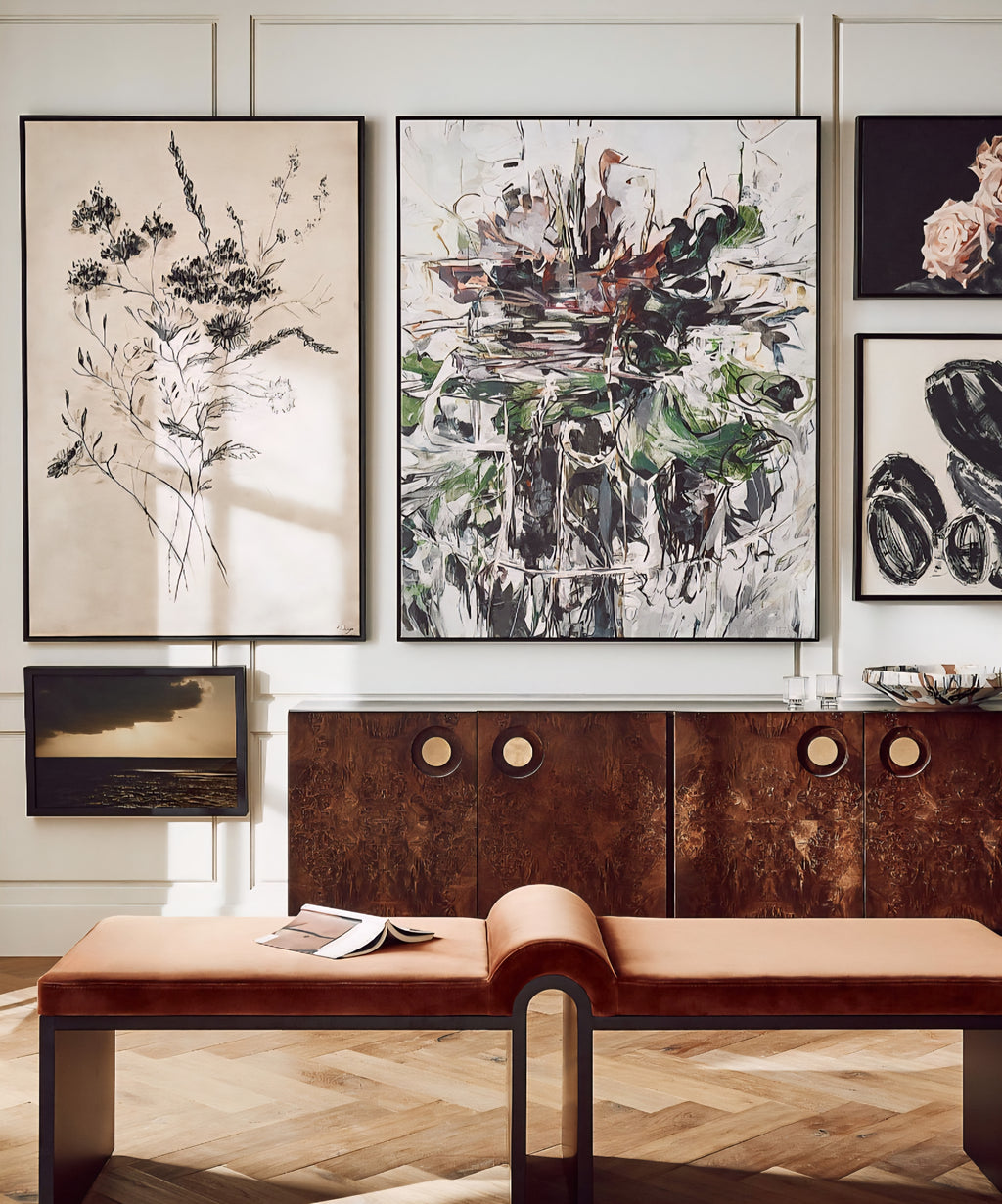 THE ONE × Carbon — Burl Wood Media Console (82")