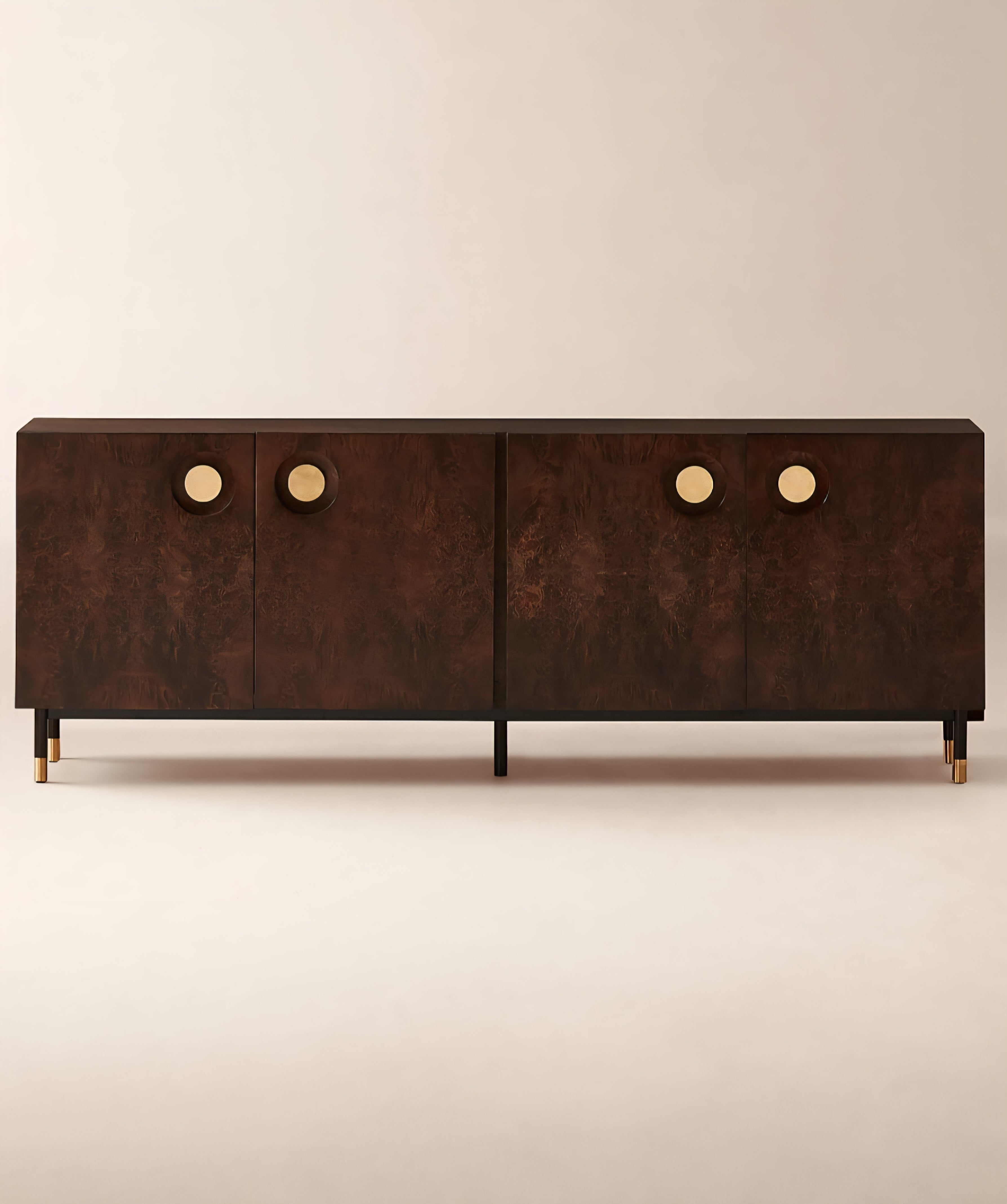 THE ONE × Carbon — Burl Wood Media Console (82")