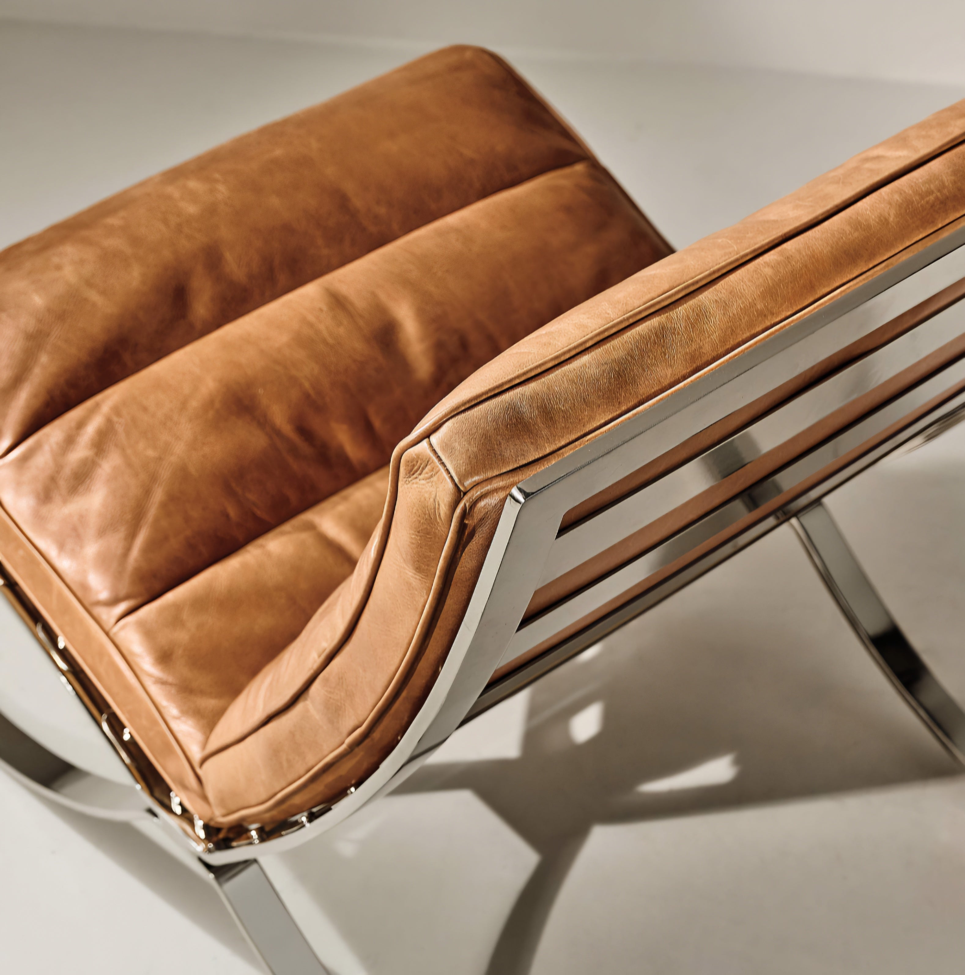 THE ONE × Nordhavn — Saddle Brown Leather Chair