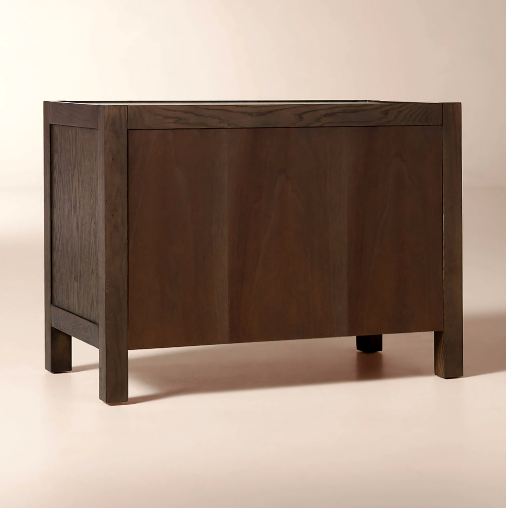 THE ONE × Layton — Dark Oak 2-Drawer Nightstand