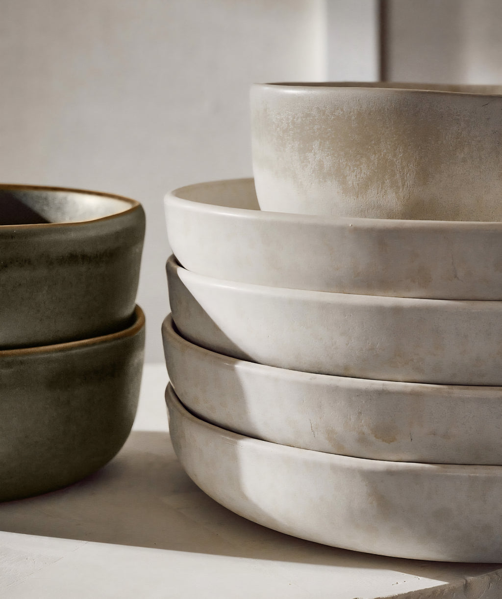 THE ONE × Drift — Reactive Glaze Pasta & Soup Bowls