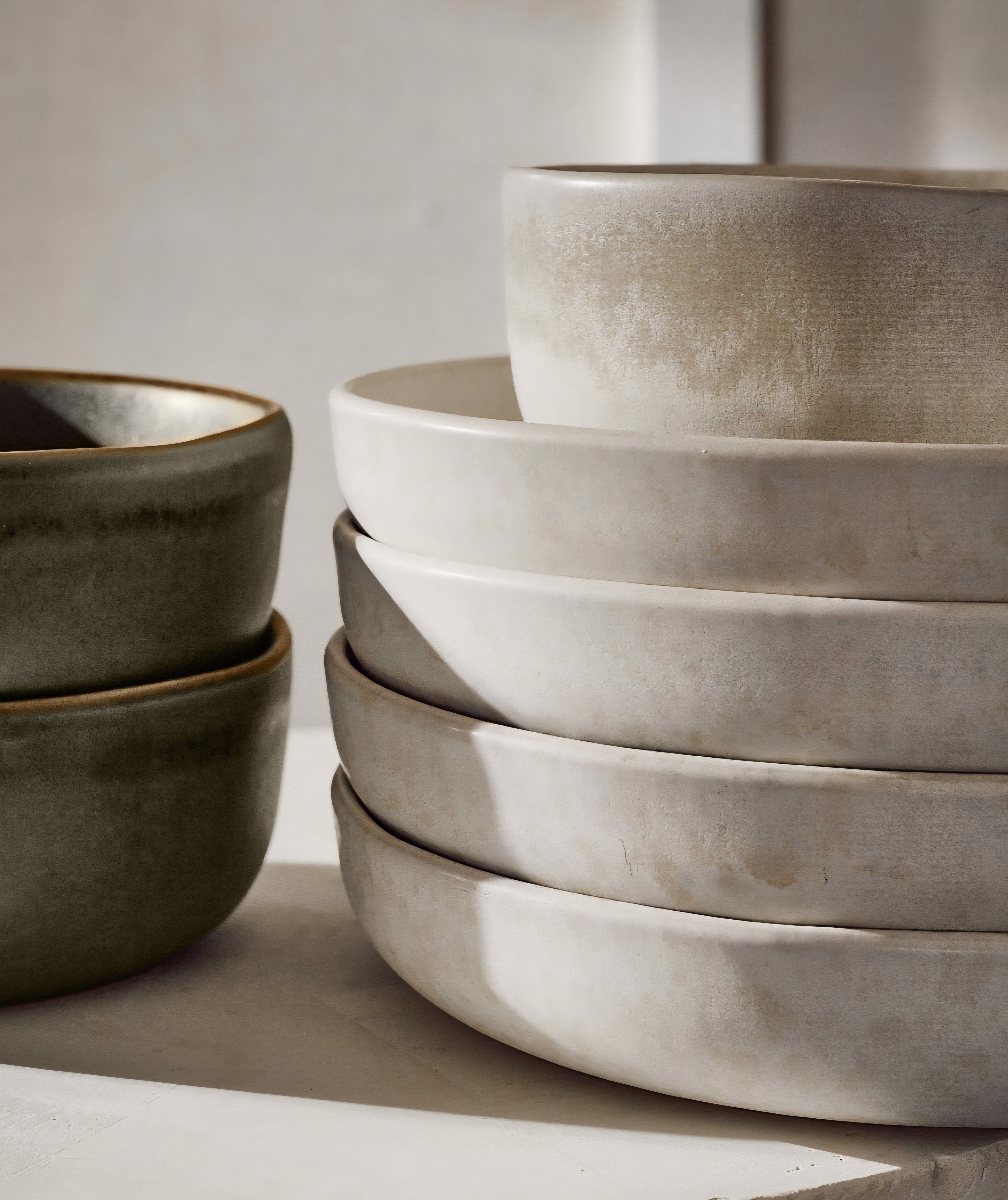 THE ONE × Drift — Reactive Glaze Pasta & Soup Bowls
