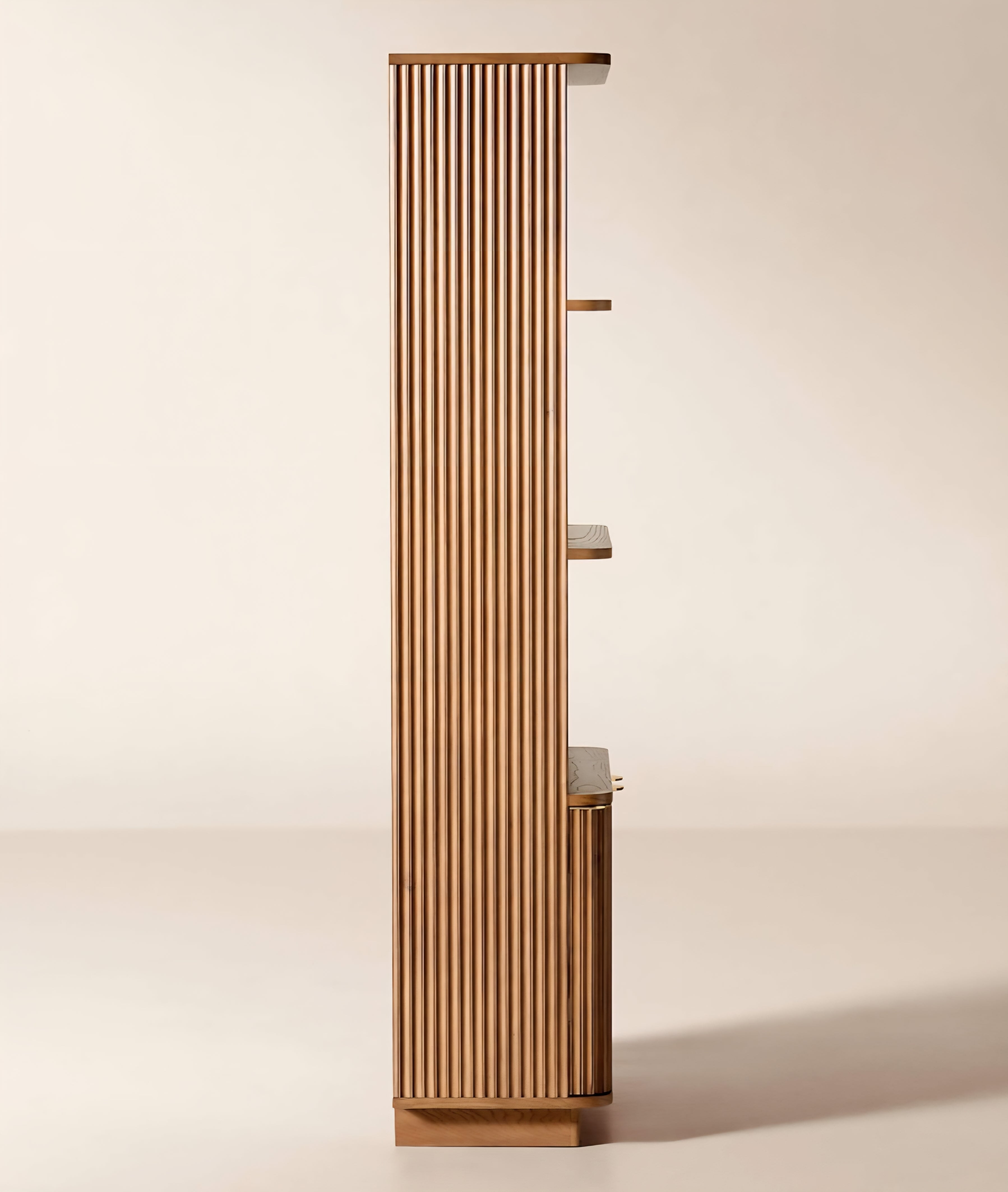 THE ONE × Davison — Fluted Oak Bookcase