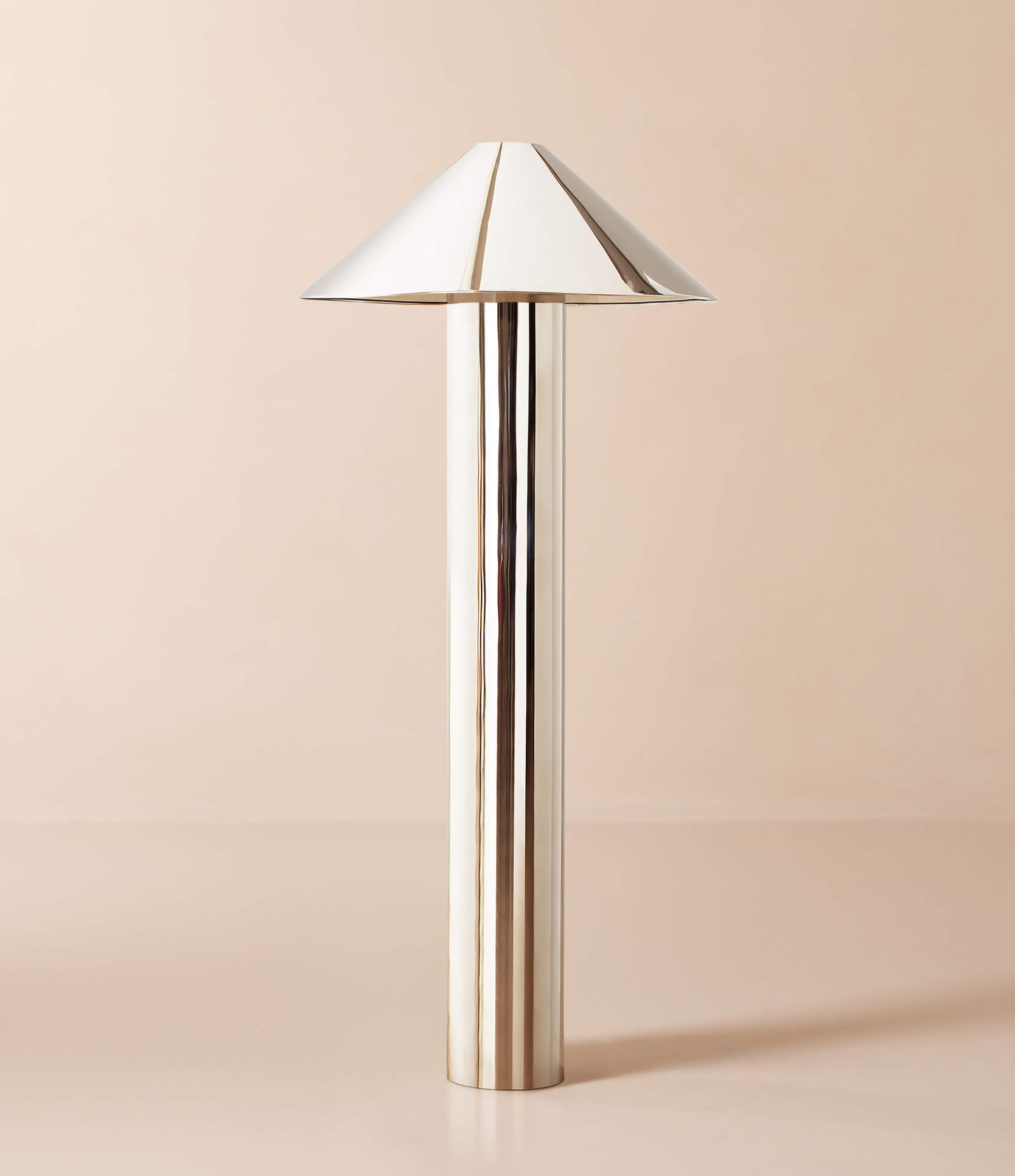 THE ONE × Gigi — Polished Stainless Steel Floor Lamp