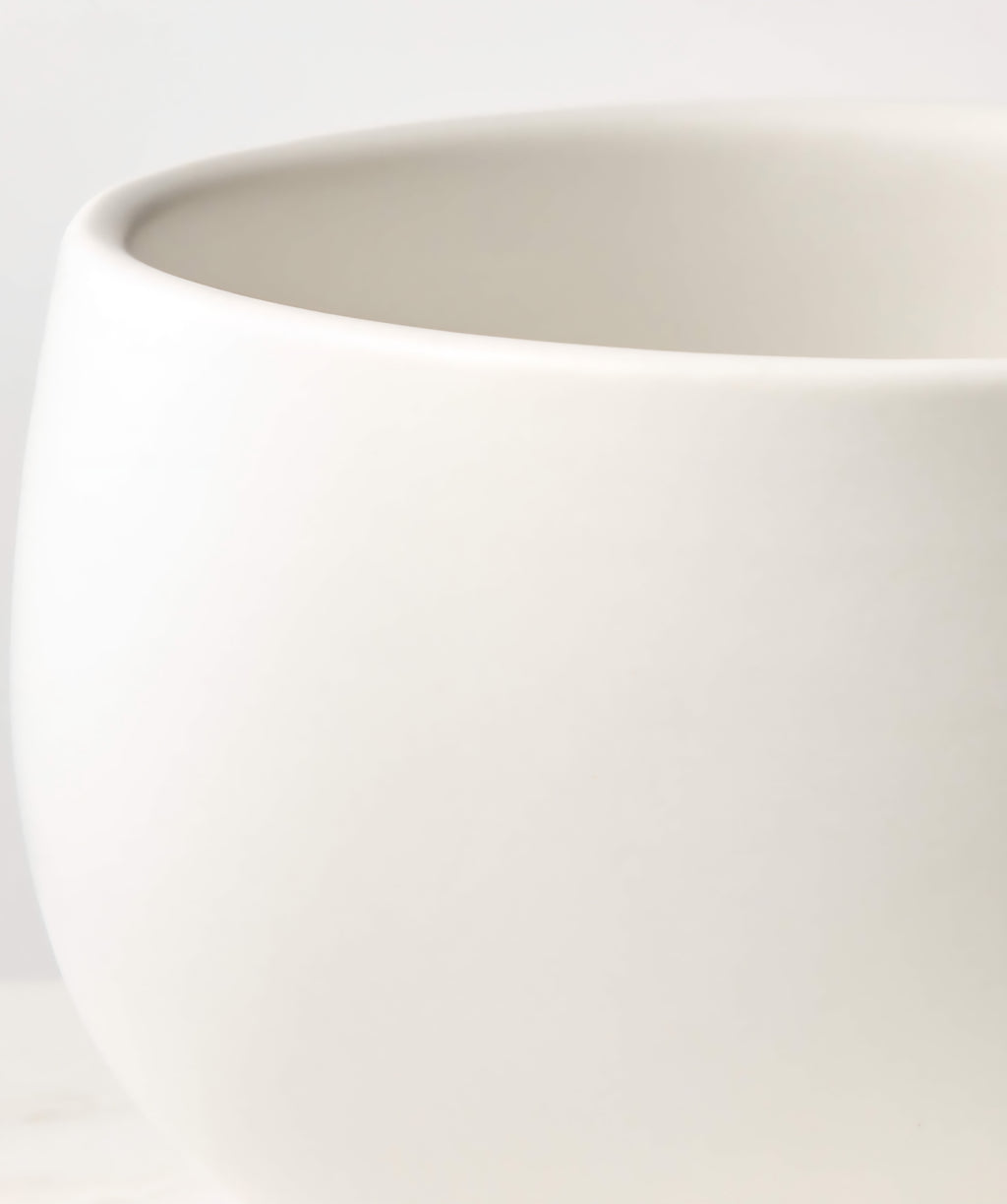 THE ONE × Mori — Matte White Dip Bowl