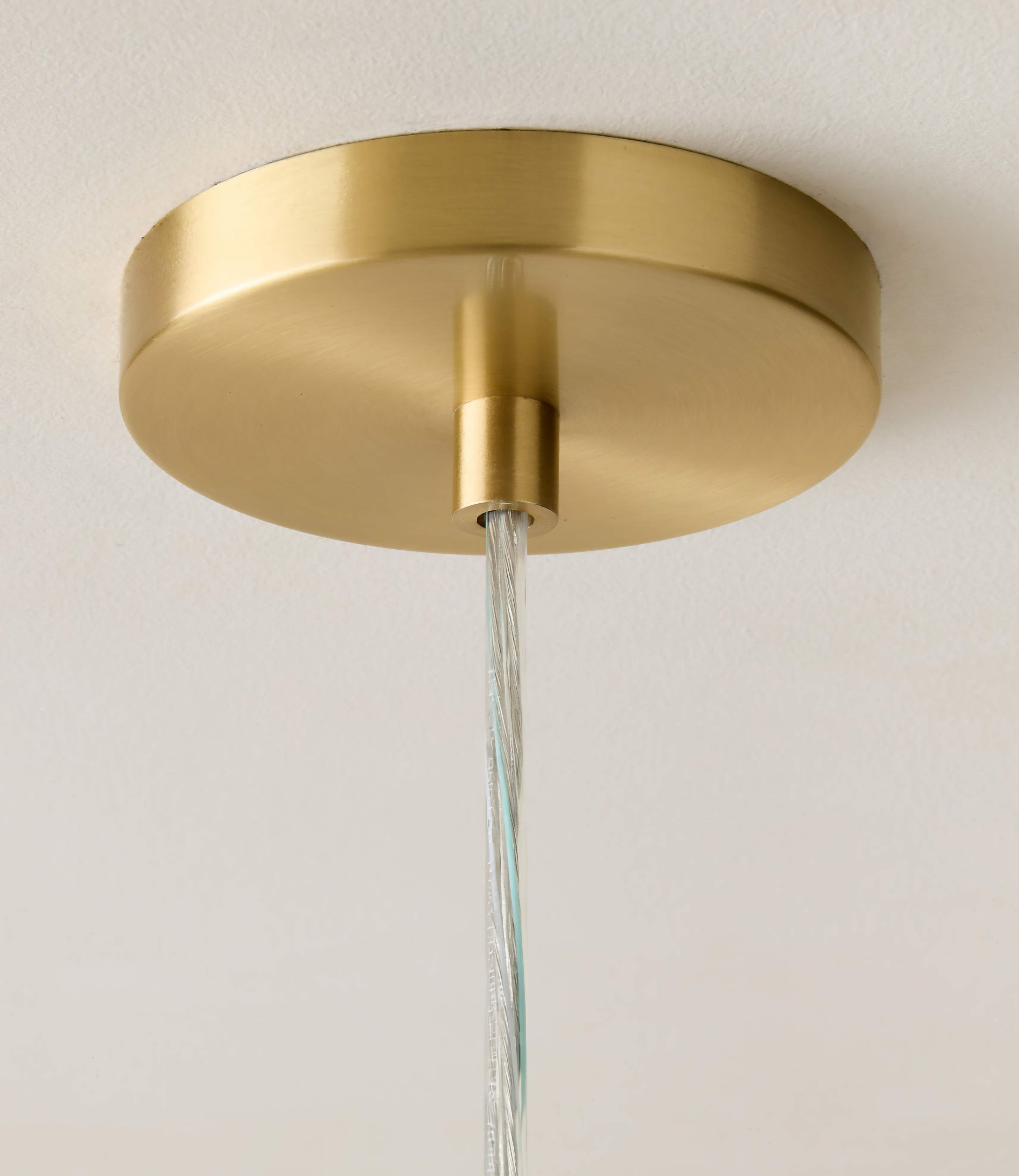 THE ONE × Bruna — Walnut Wood and Linen Pendant Light