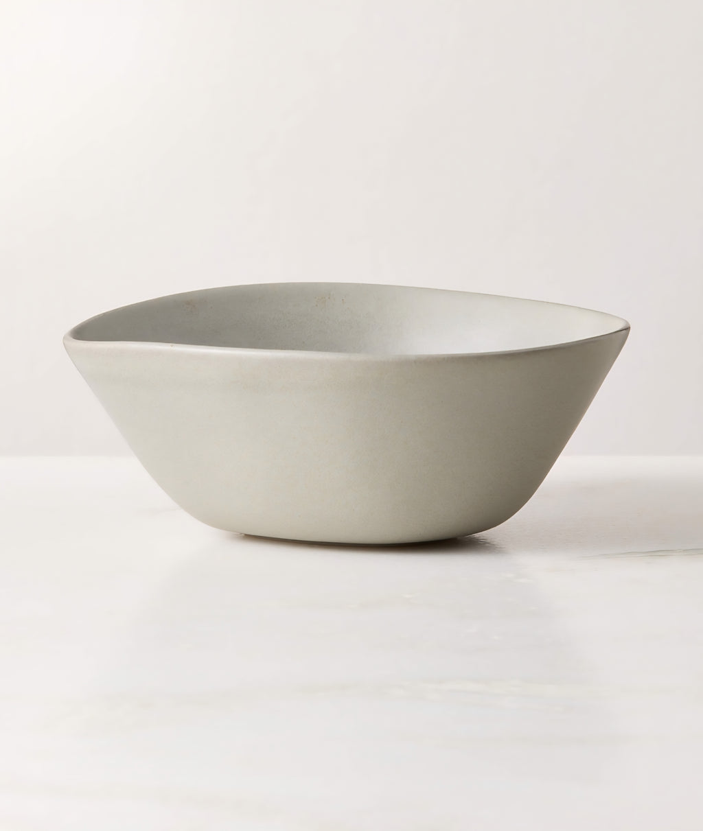 THE ONE × Selene — Ivory Stoneware Soup & Pasta Bowls