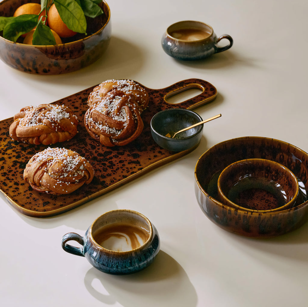THE ONE × Tara — 3‑Piece Tortoise Serving Bowls