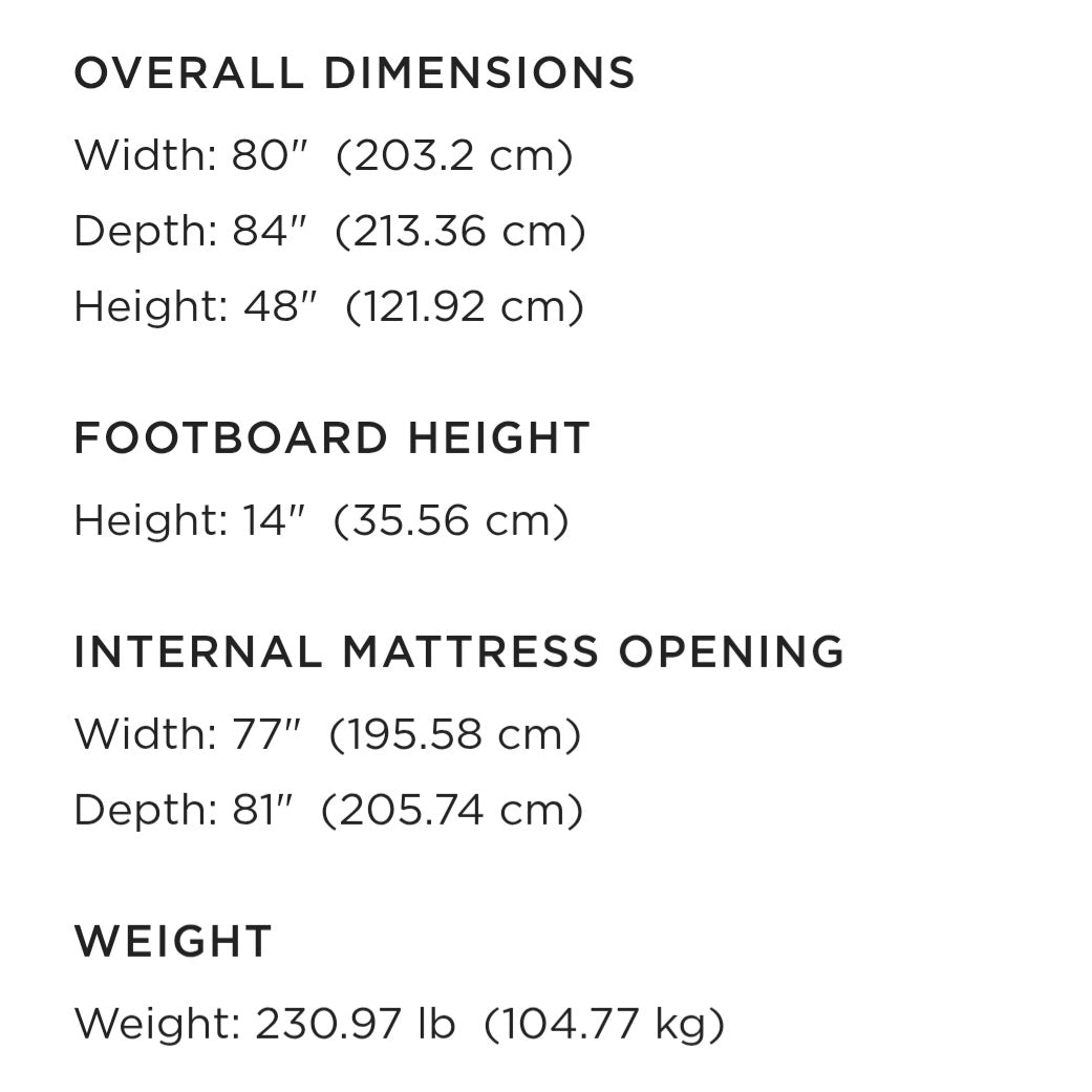 THE ONE × Davison — Fluted Dark Brown Wood King Bed
