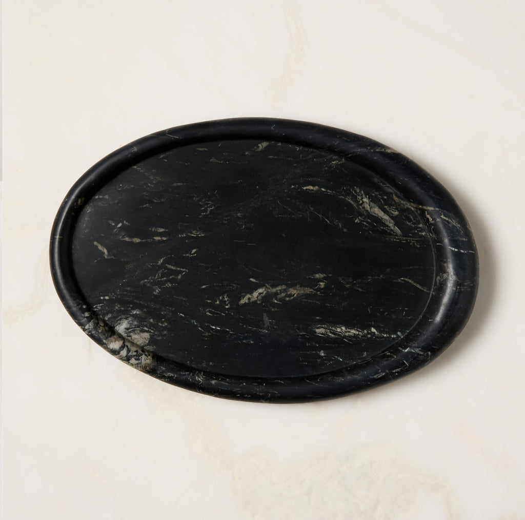 THE ONE × Pave — Oval Marble Serving Tray