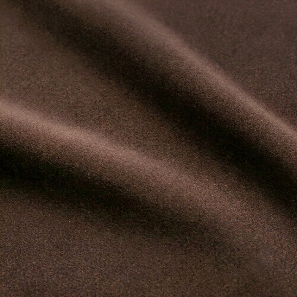 THE ONE × Lincoln — Curved Brown Performance Velvet Sofa