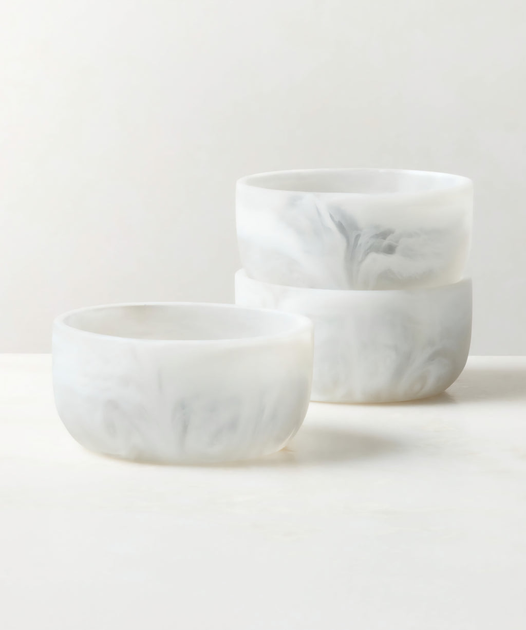 THE ONE × Radley — White Swirl Resin Mini Bowl