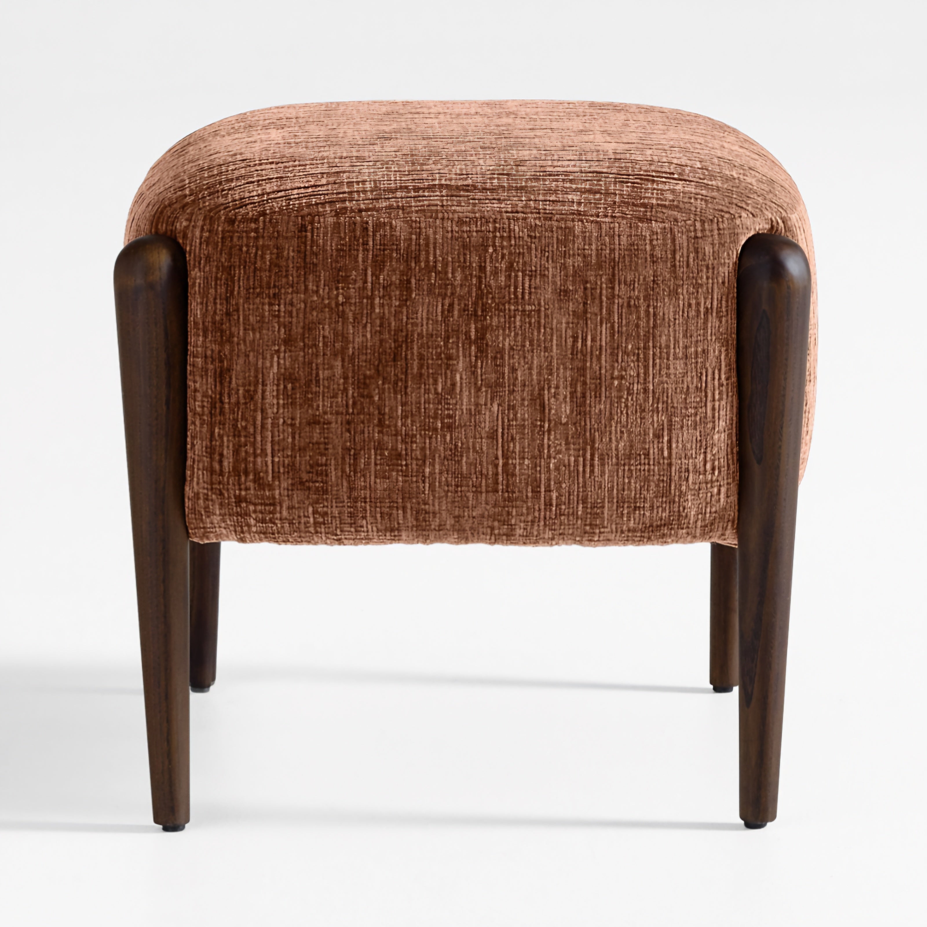 THE ONE × Santi — Wood Accent Chair with Ottoman
