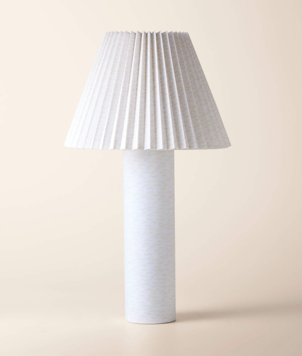 THE ONE × Scrunch — Ivory Table Lamp