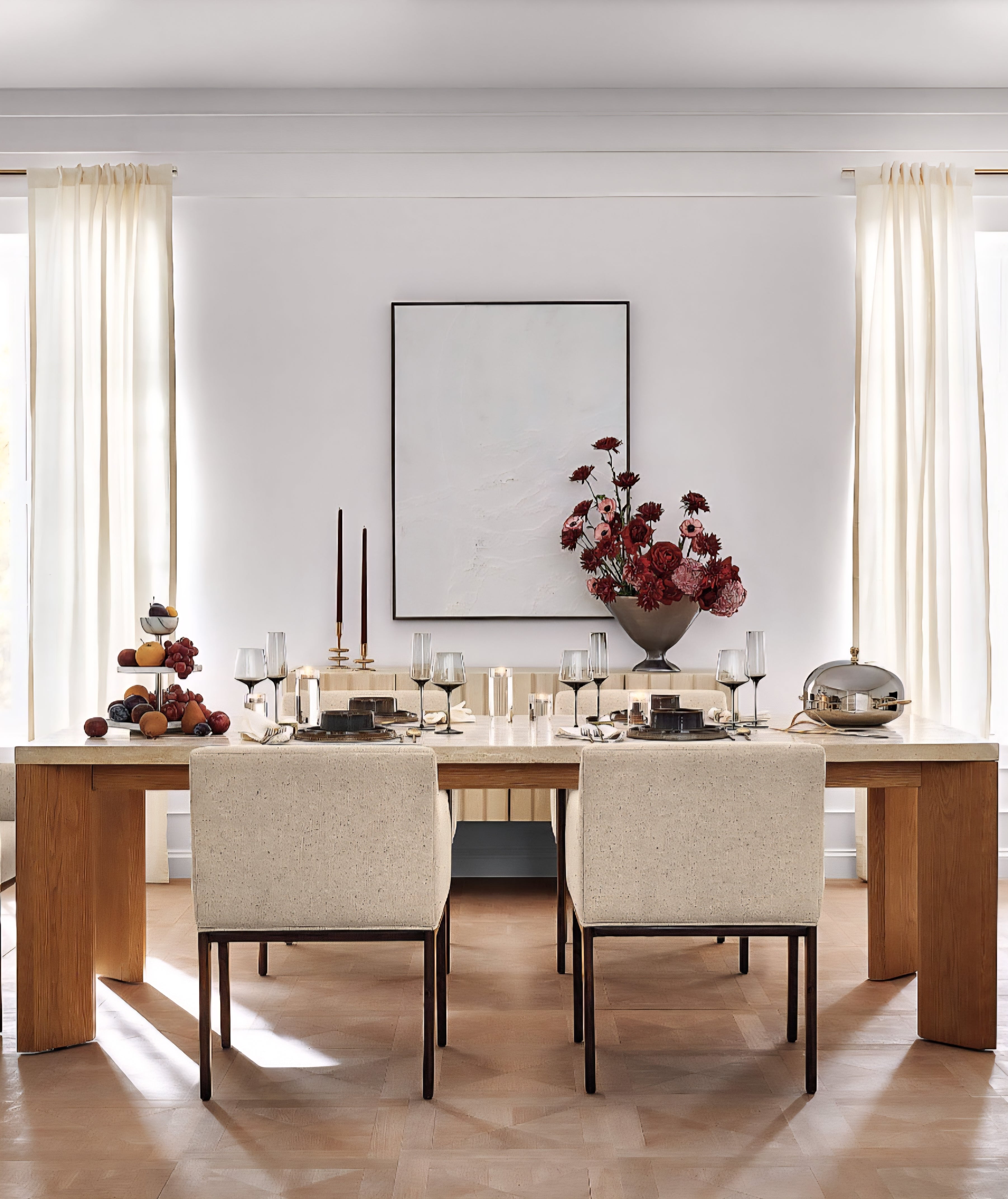 THE ONE × Fisher — White Marble Tiered Serving Stand