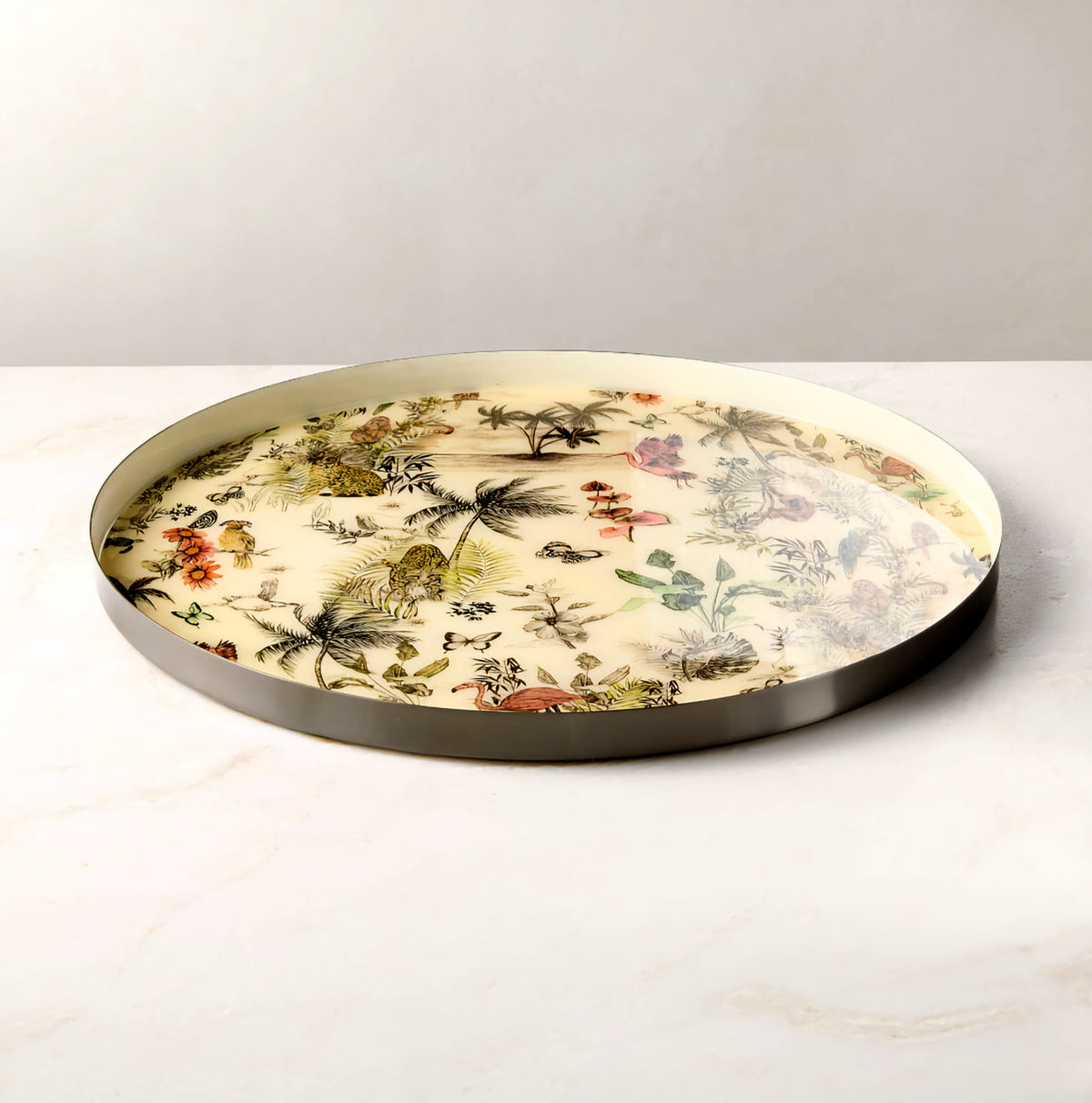 THE ONE × Jungle — Round Serving Tray