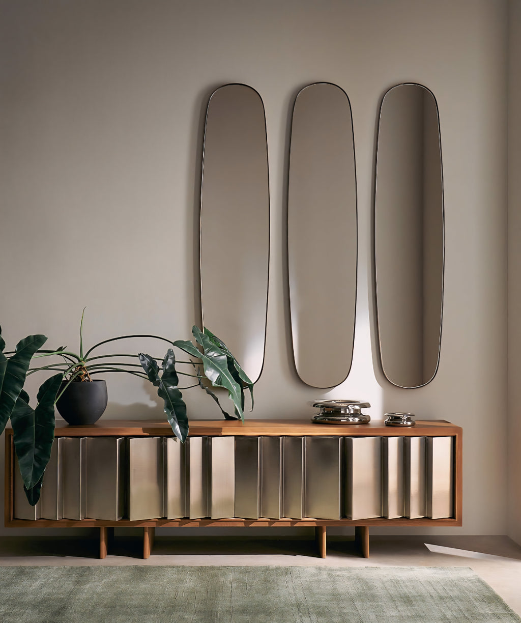 THE ONE × Kibo — Steel and Oak Media Console