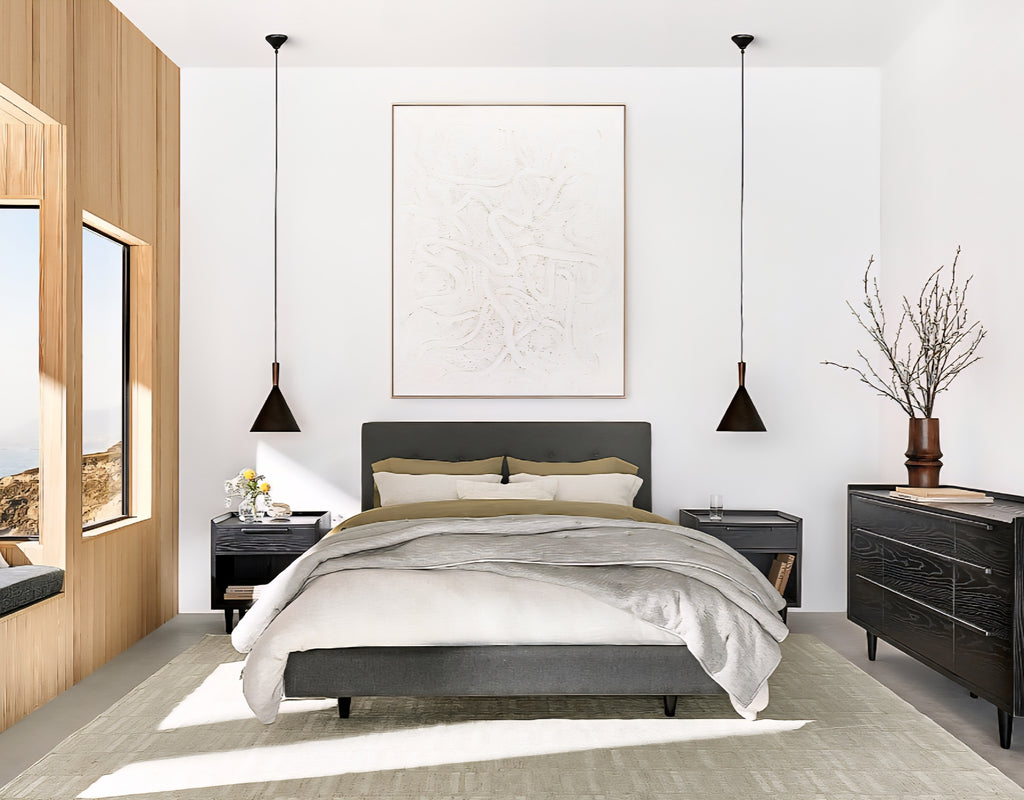 THE ONE × Weston — Black Mid‑Century Modern Pendant Light (11")
