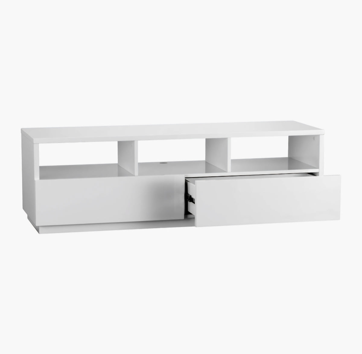 THE ONE × Chill — White High‑Gloss Media Console