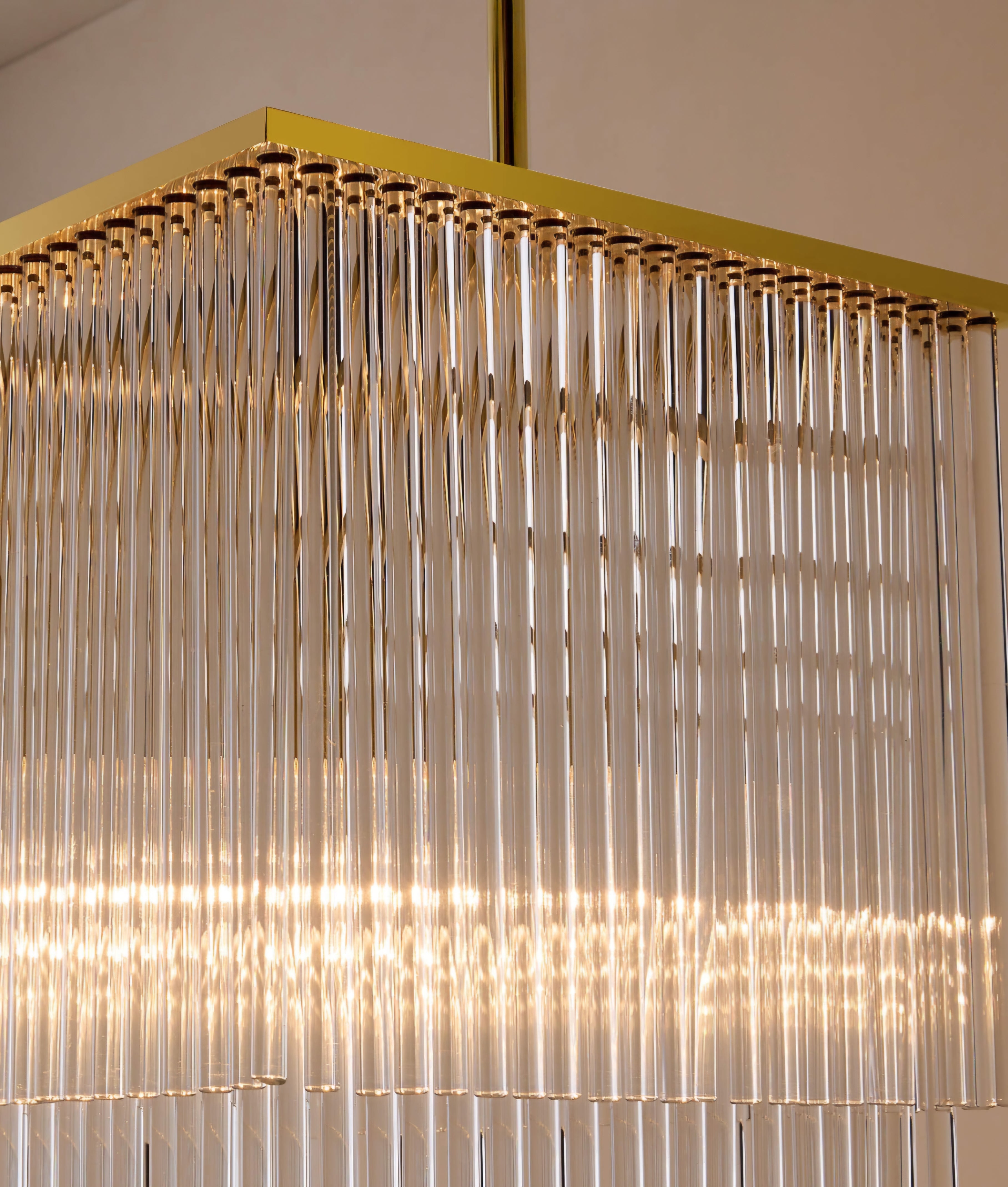 THE ONE × Stellar — 2-Tier Glass Chandelier Light