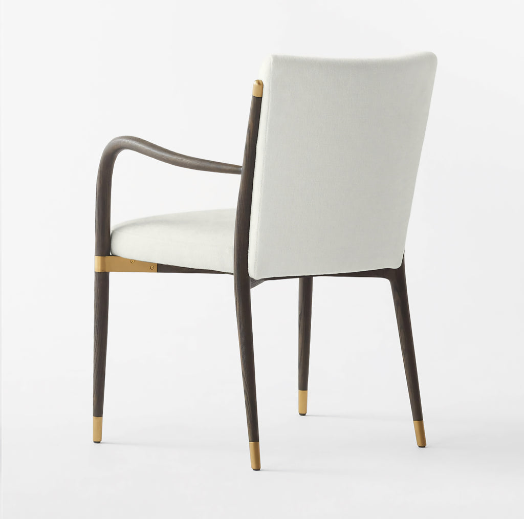 THE ONE × Norrie — Snow White Performance Fabric Dining Armchair