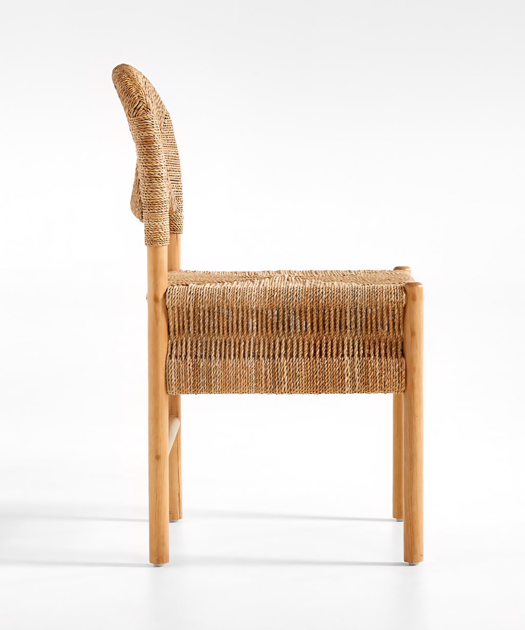 THE ONE × Rustler — Woven Natural Rattan Dining Chair