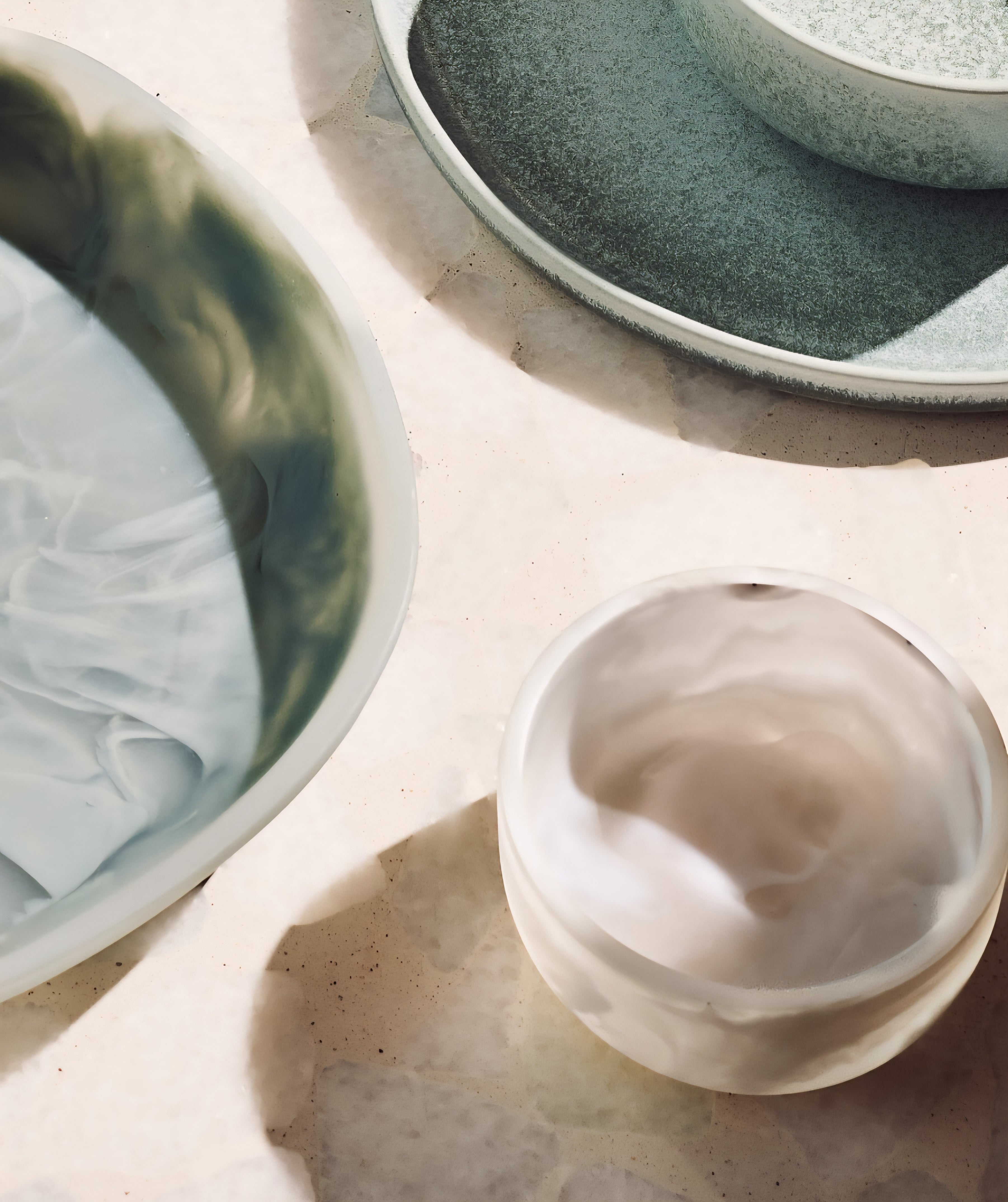 THE ONE × Radley — White Swirl Resin Mini Bowl