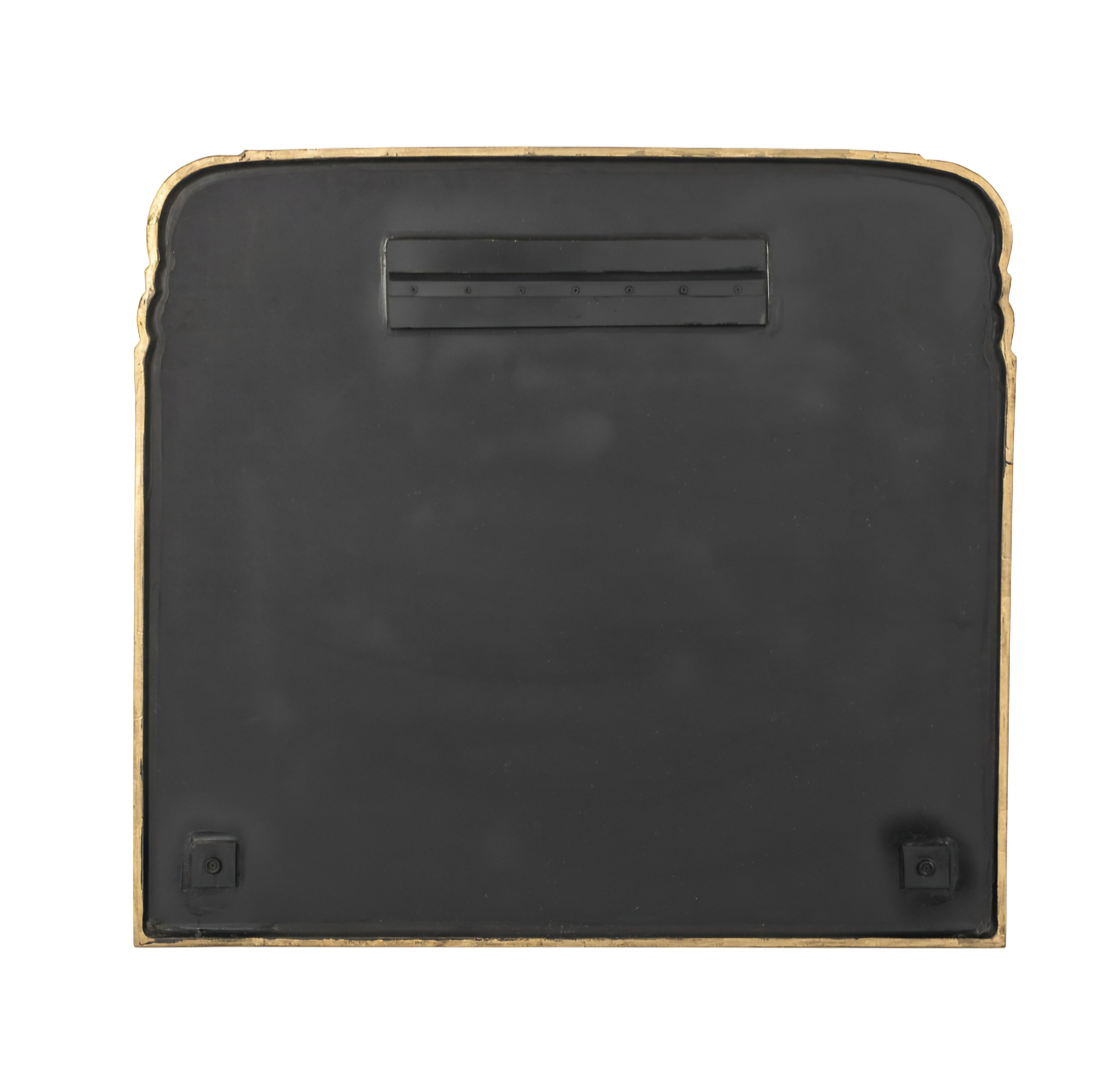 THE ONE × Amelie — Antique Brass Mantel Mirror 39.5" x 36"