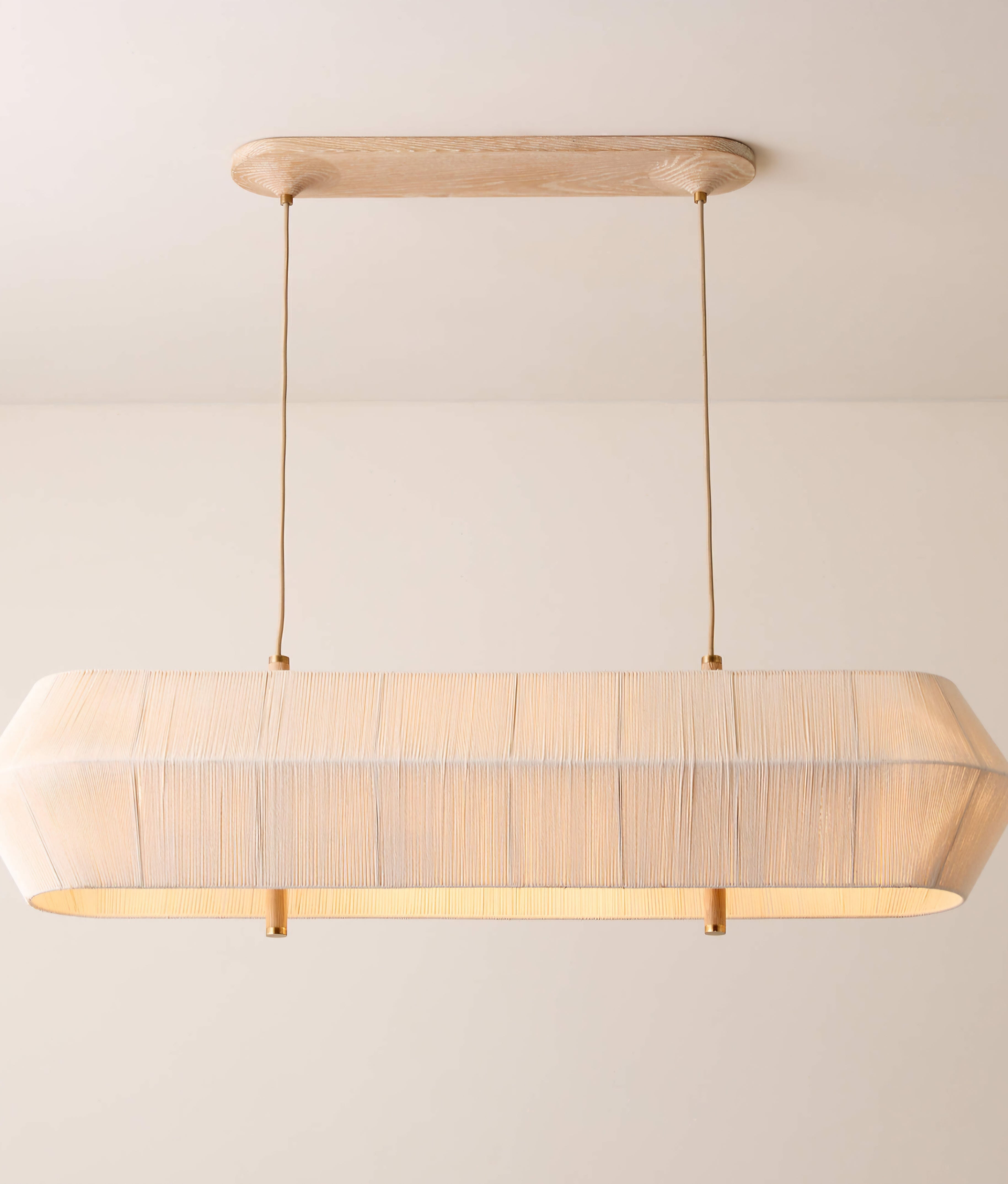 THE ONE × Totora — Natural Oak Linear Pendant Light