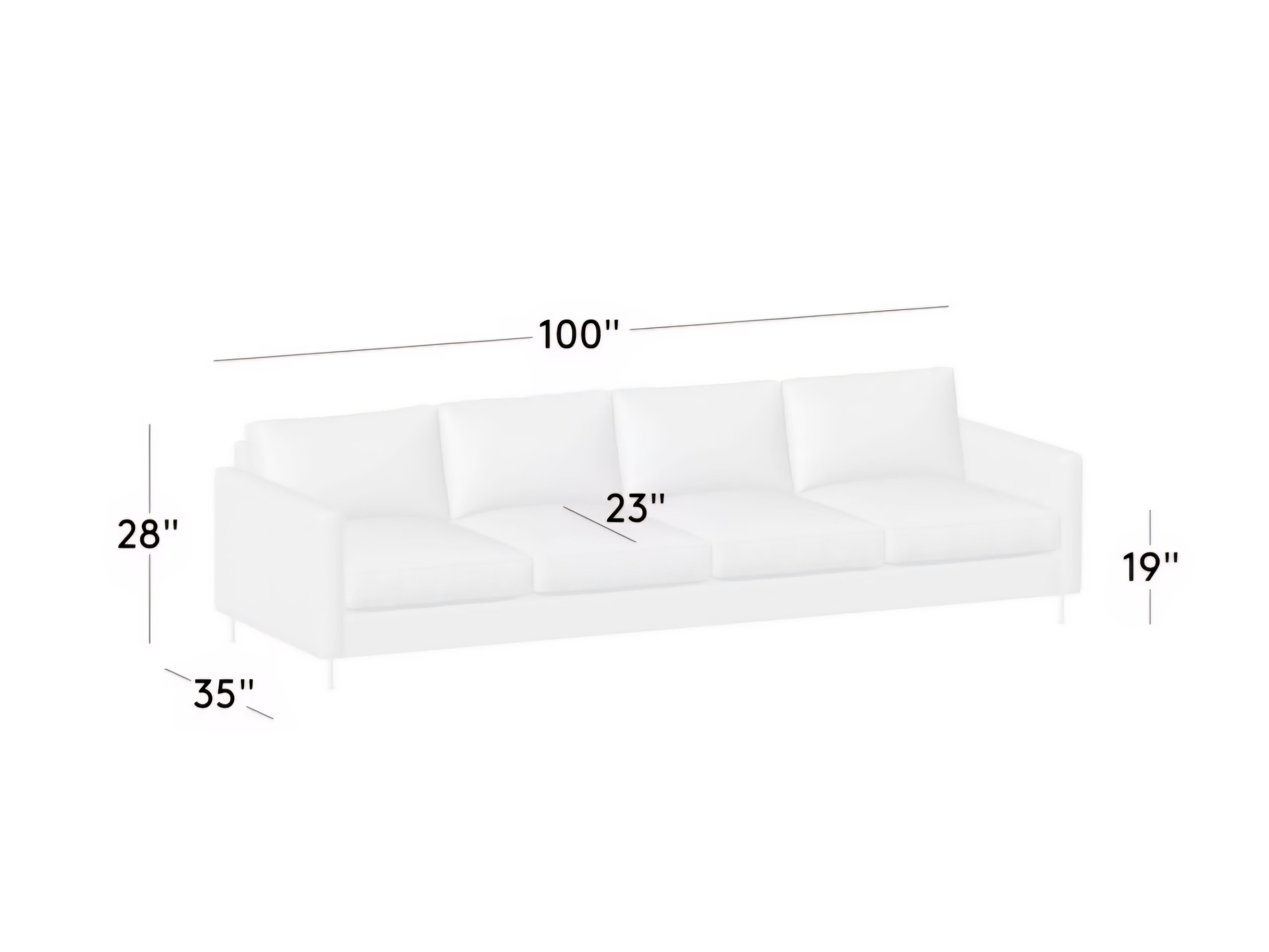 THE ONE × Brett — Jade Green Velvet Sofa