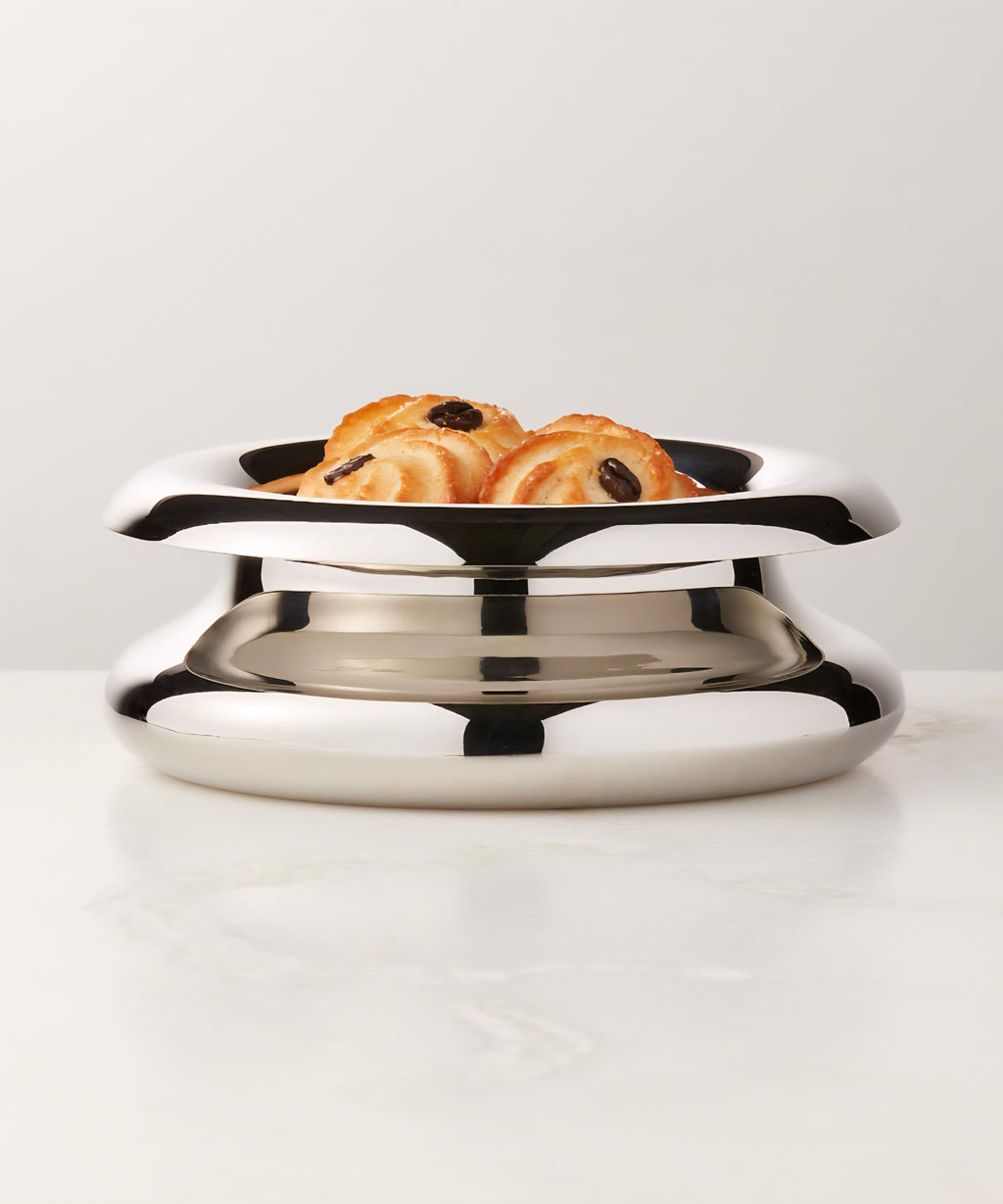THE ONE × Piero — Polished Stainless Steel Serving Bowl