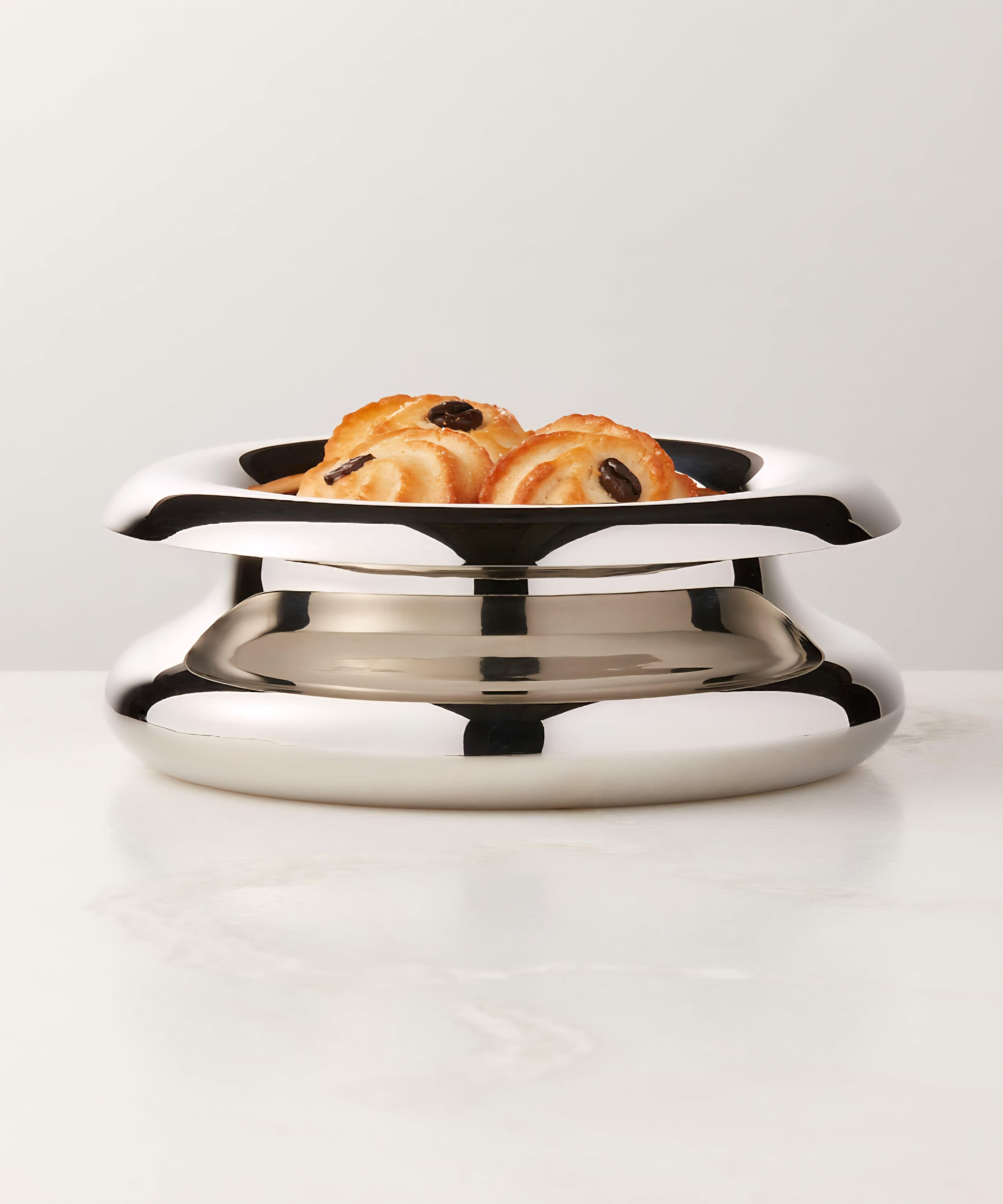 THE ONE × Piero — Polished Stainless Steel Serving Bowl