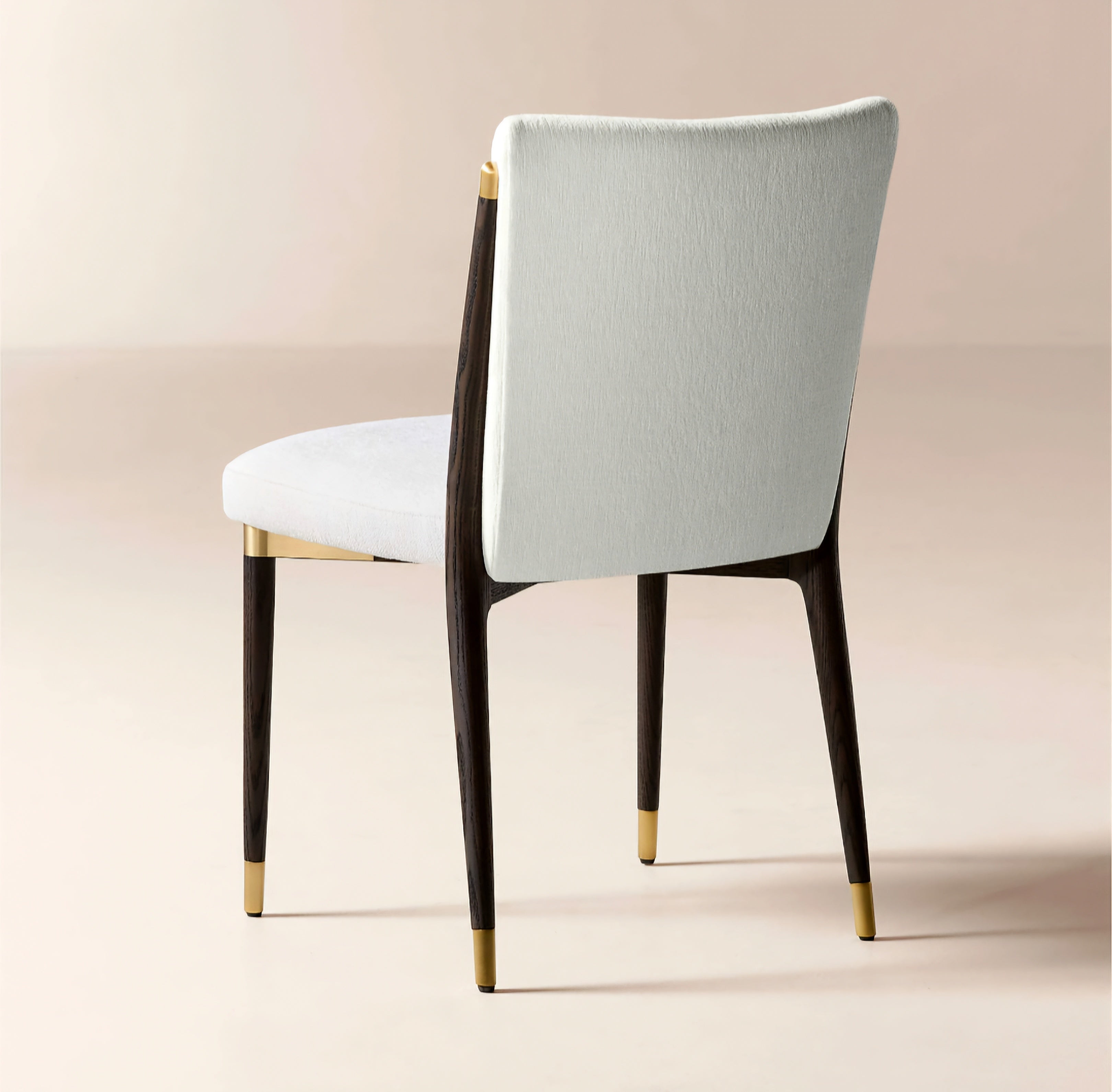 THE ONE × Norrie — Snow White Performance Fabric Armless Dining Chair
